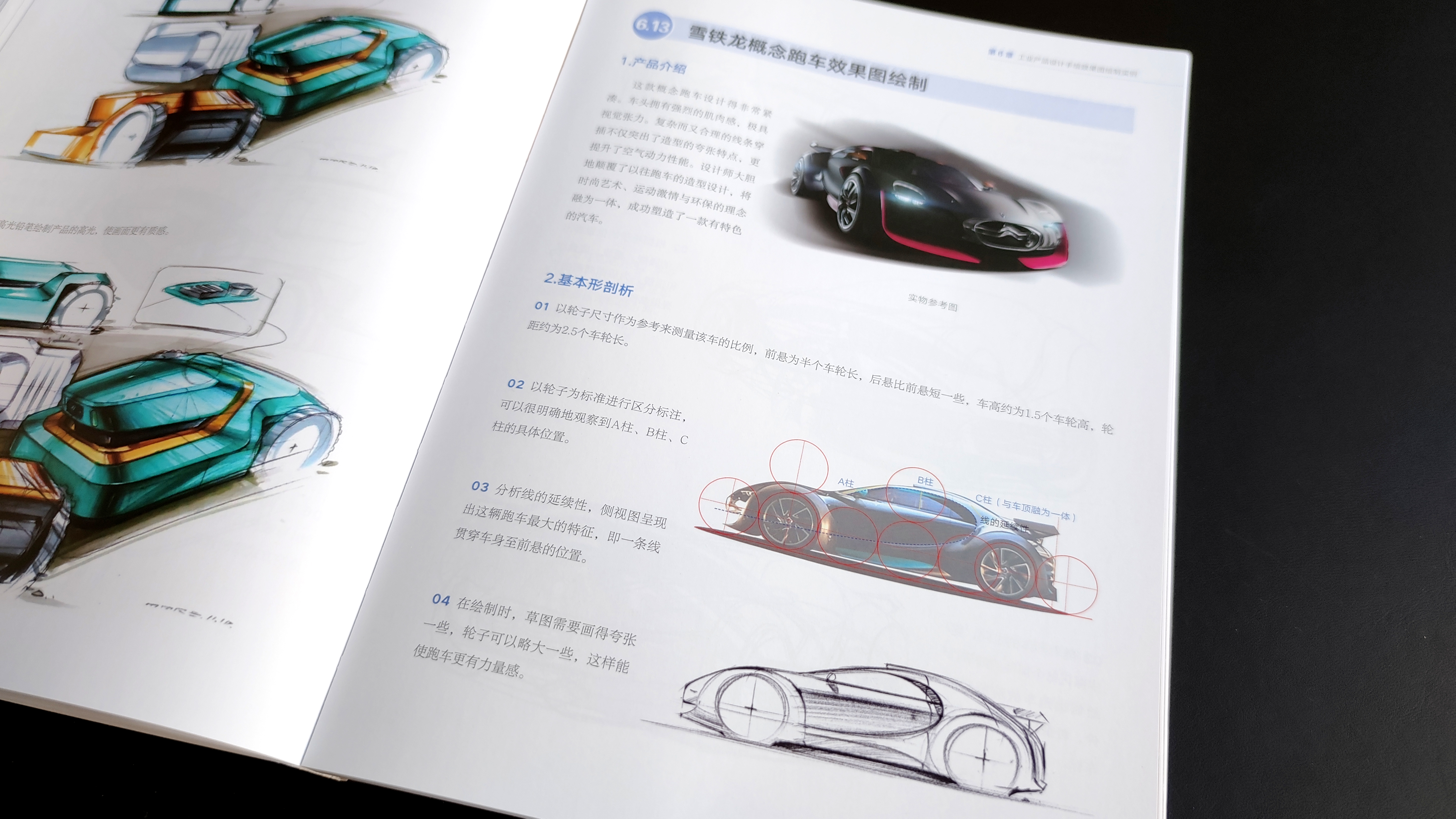 Hand drawn industrial design，Hand drawn product design，New energy sports car，Concept car，Automobile design，Car design hand-drawn renderings，Marker rendering，Product Design Postgraduate Entrance Examination Transportation，