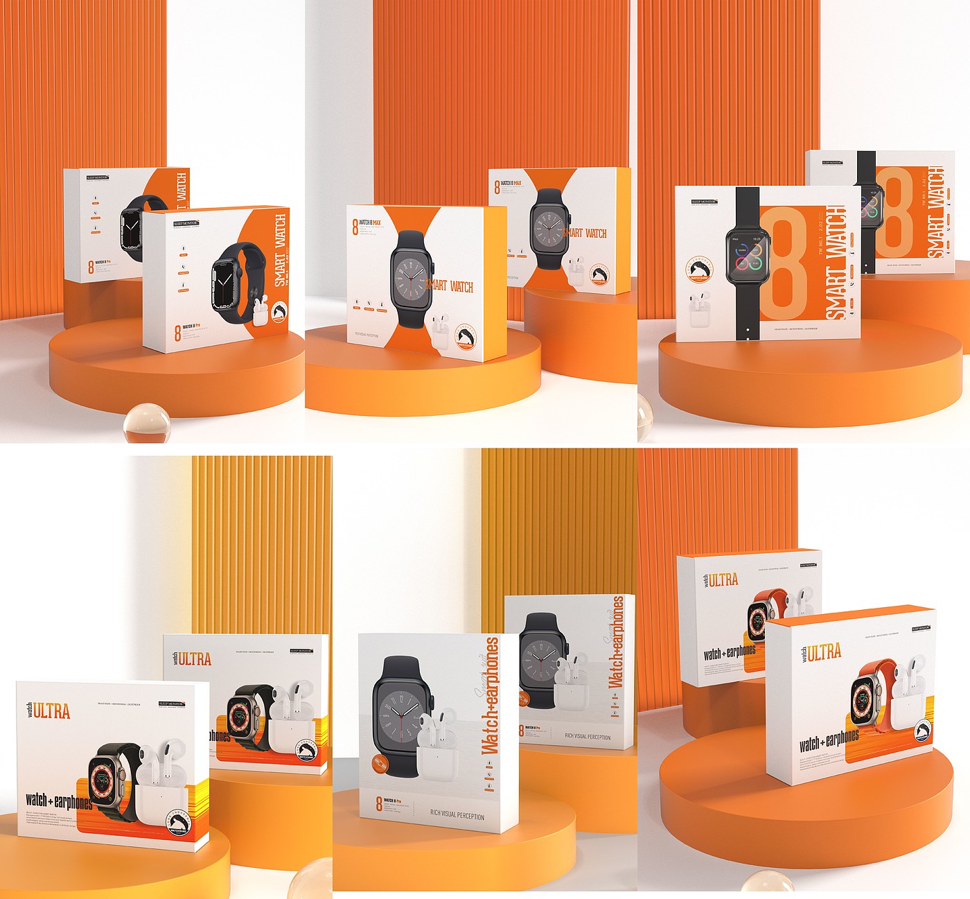 Intelligent Watch，packing design，Brand design，3C digital，Consumer electronics，Digital Packaging Design，Packaging image planning，Product packaging，
