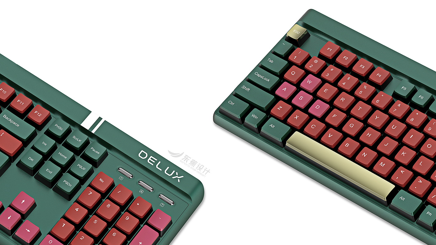 Keyboard, Retro, Digital Products, Desktop, Industrial Design，