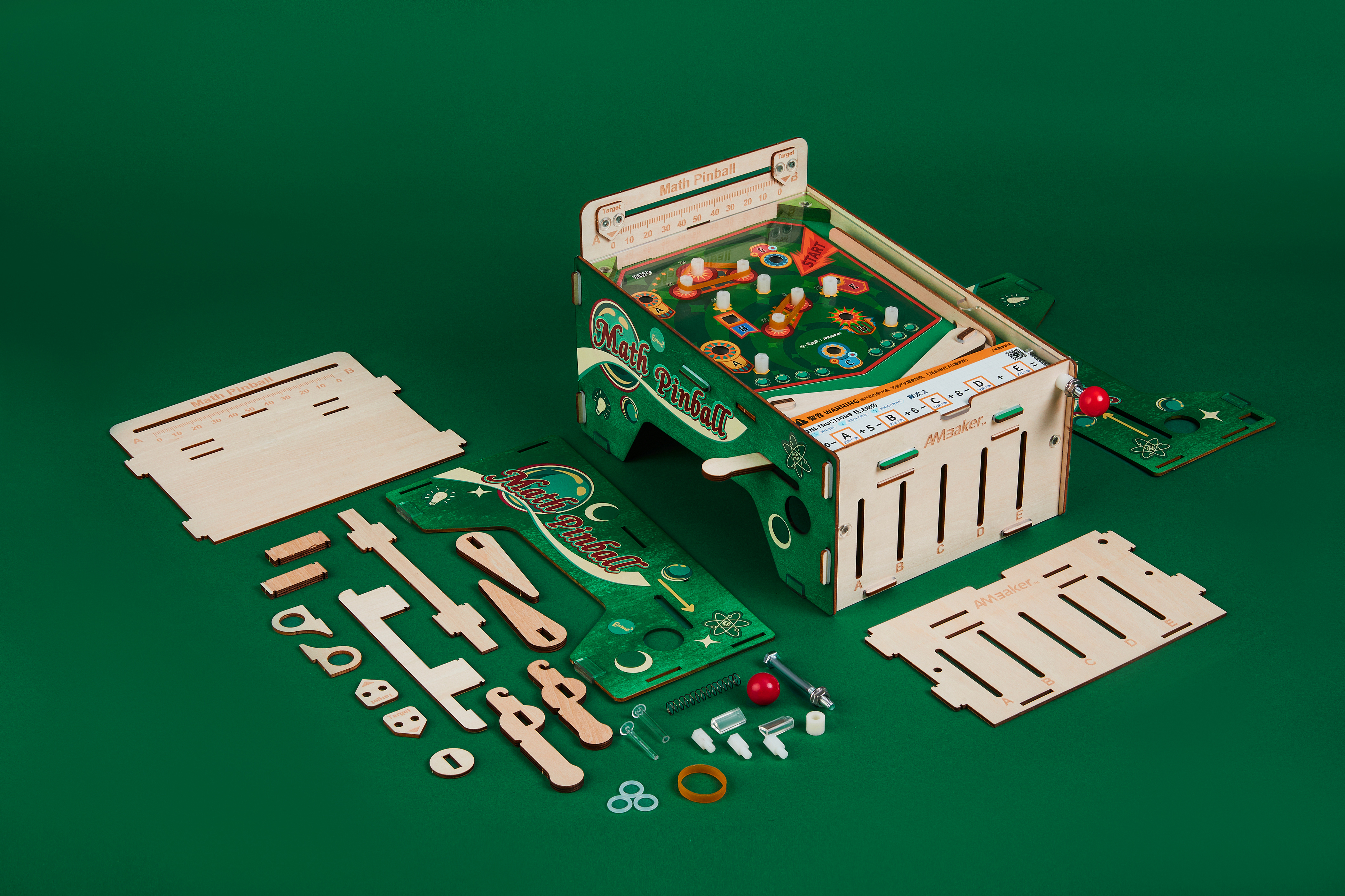 A box of funny，Toys，steam，children，mathematics，pachinko ，Splicing，