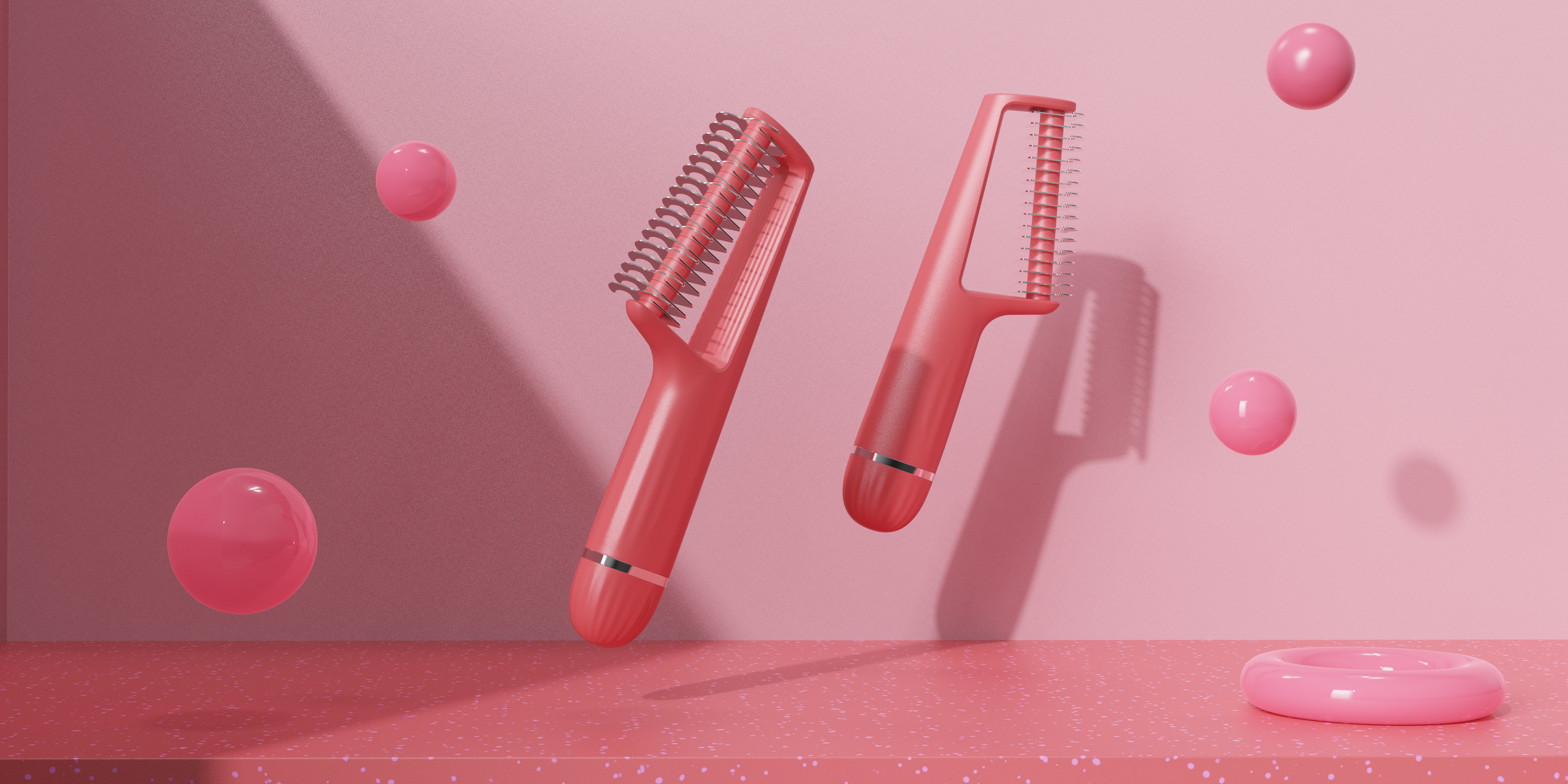 Pets，Simplicity，man-machine，Oblique comb，texture，non-slip，Save effort，