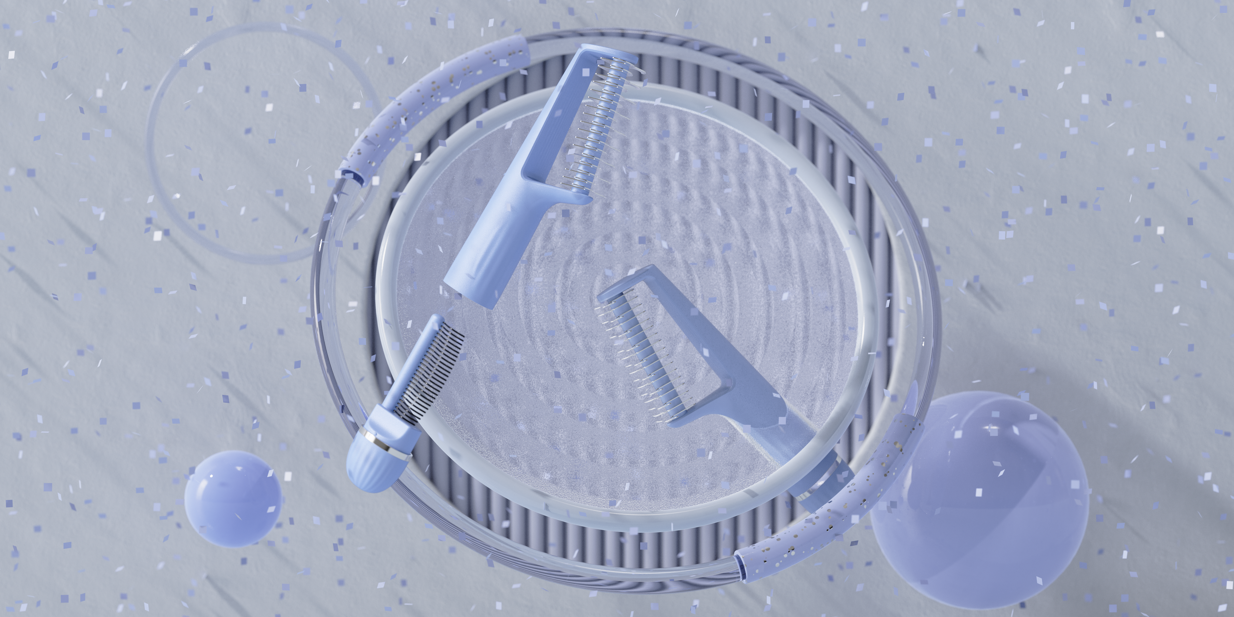 Pets，Simplicity，man-machine，Oblique comb，texture，non-slip，Save effort，