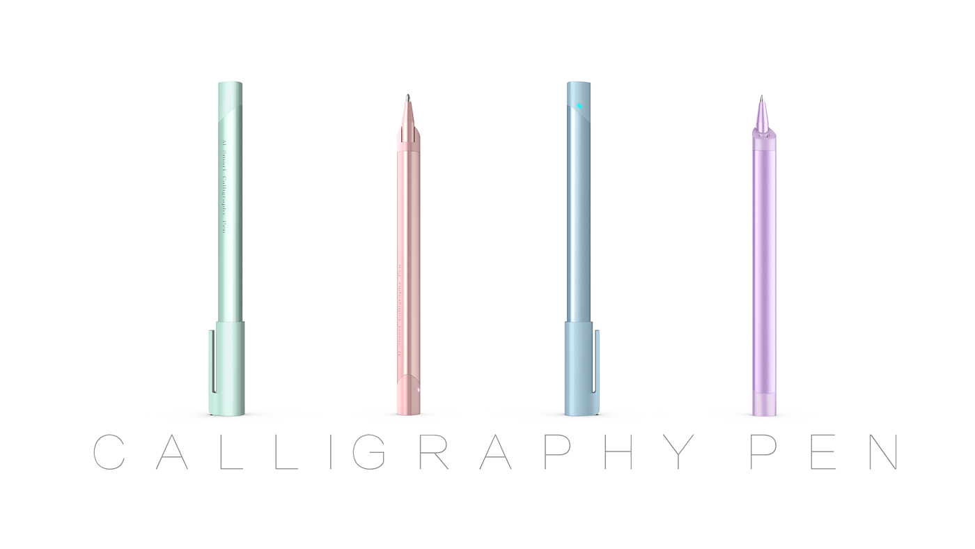 Intelligent calligraphy pen，AI calligraphy pen，Practice calligraphy，