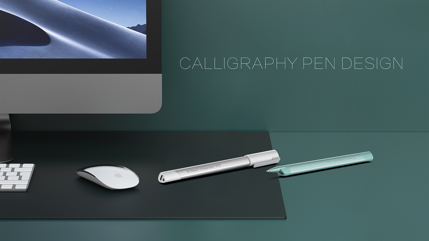 Intelligent calligraphy pen，AI calligraphy pen，Practice calligraphy，