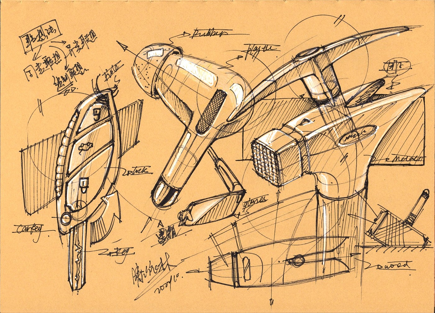 Hand drawn product design，Hand drawn industrial design，Product design postgraduate entrance examination，Postgraduate entrance examination for industrial design，product design，industrial design，Hand drawn book，Daily accumulation，