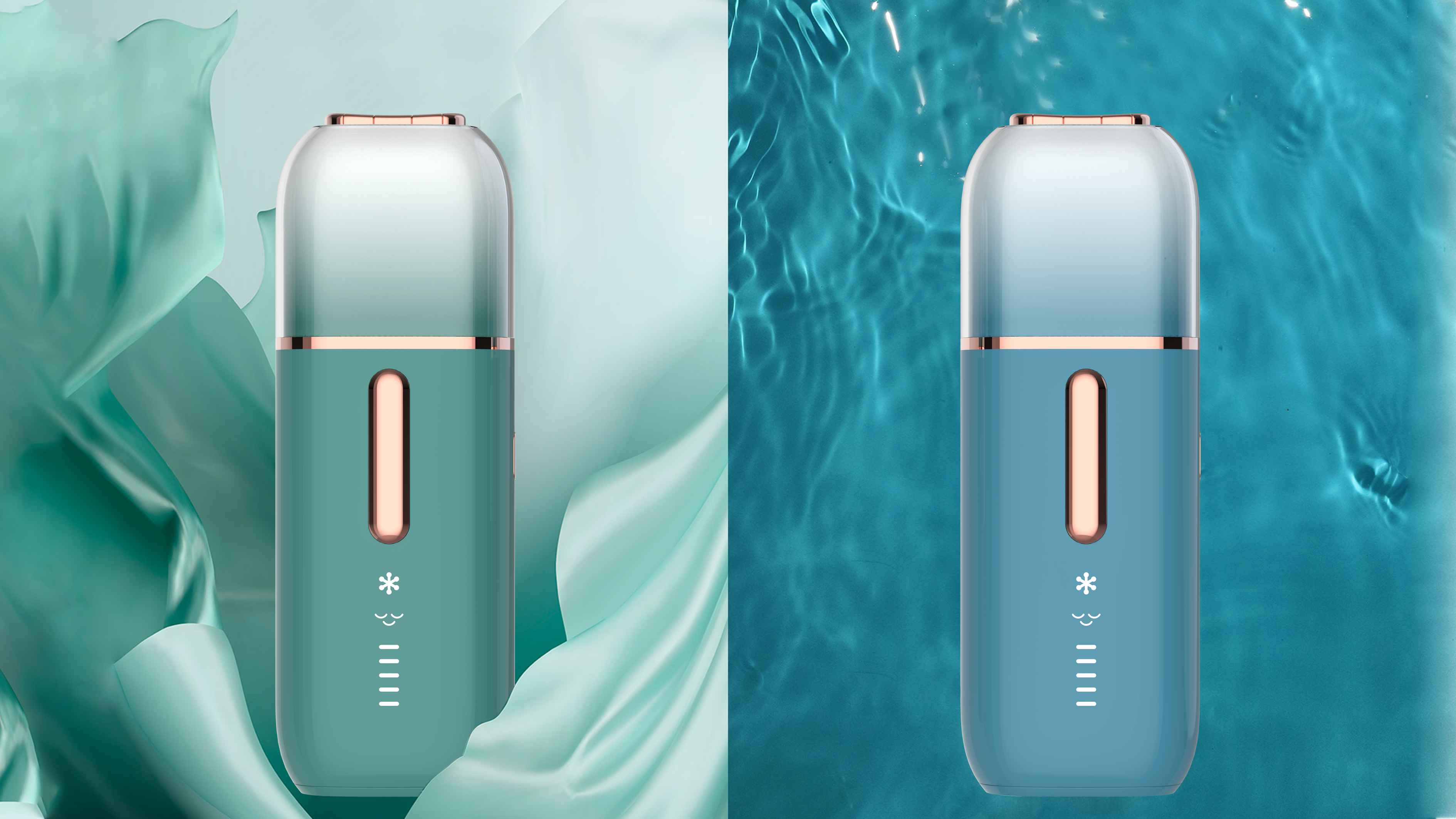 Depilatory instrument，cosmetic instrument，product design，industrial design，Lipstick，originality，Simplicity，Color matching，