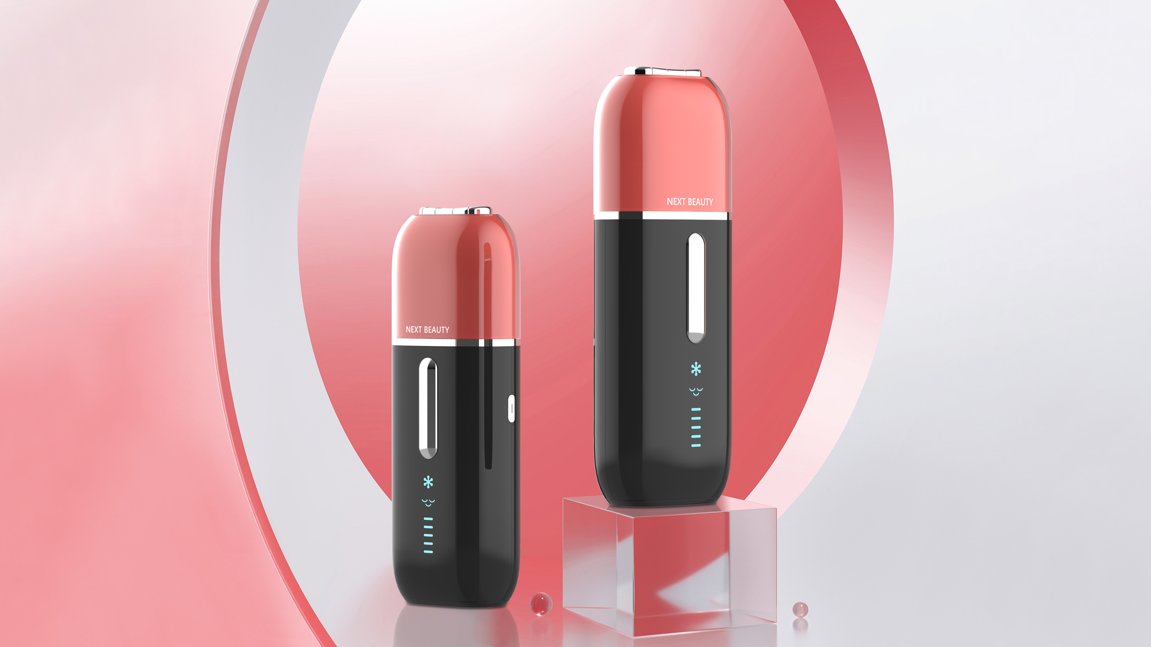 Depilatory instrument，cosmetic instrument，product design，industrial design，Lipstick，originality，Simplicity，Color matching，