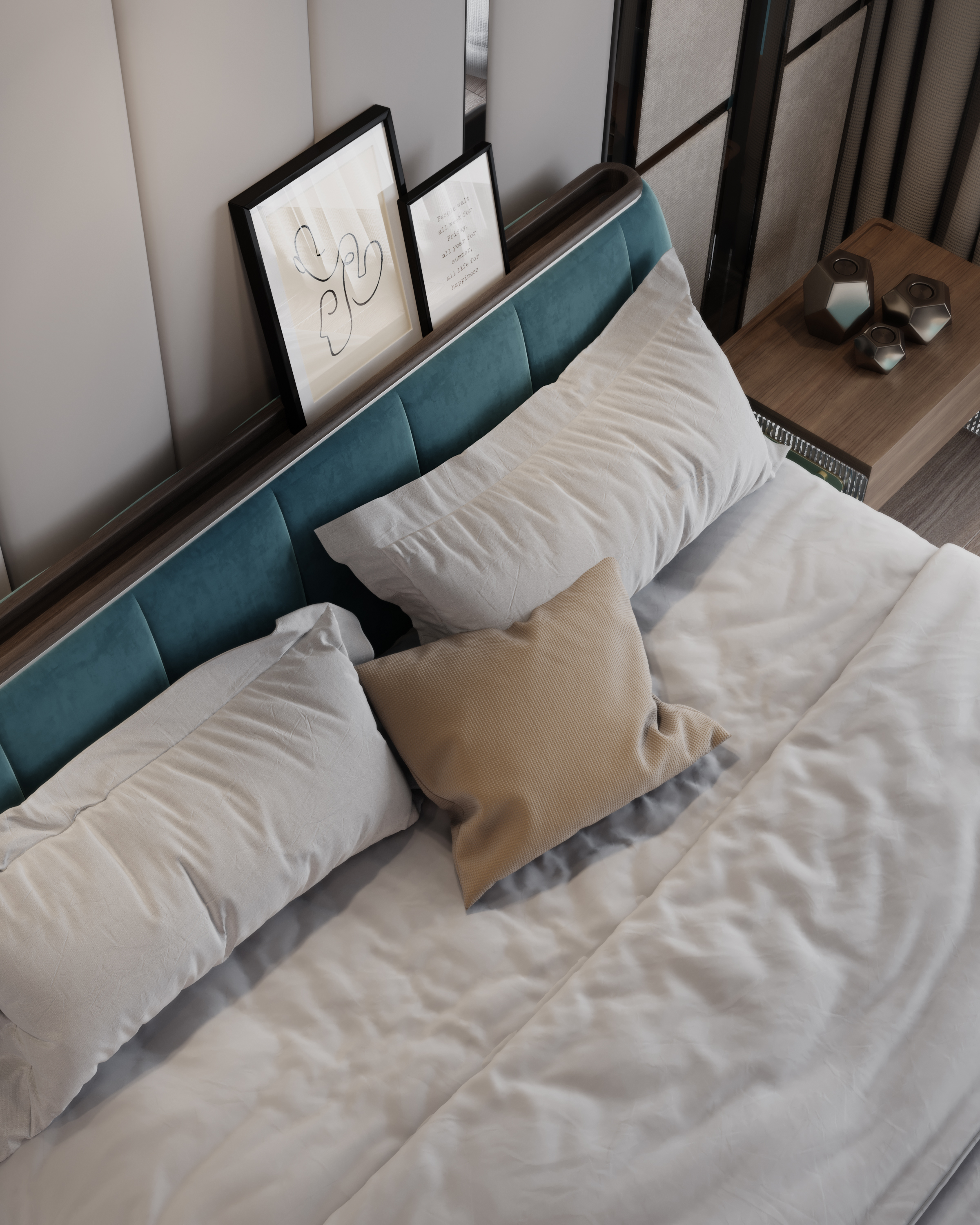 furniture，Bed，interior space ，Designer furniture，Original design，furniture design ，Soft bag bed，modern，