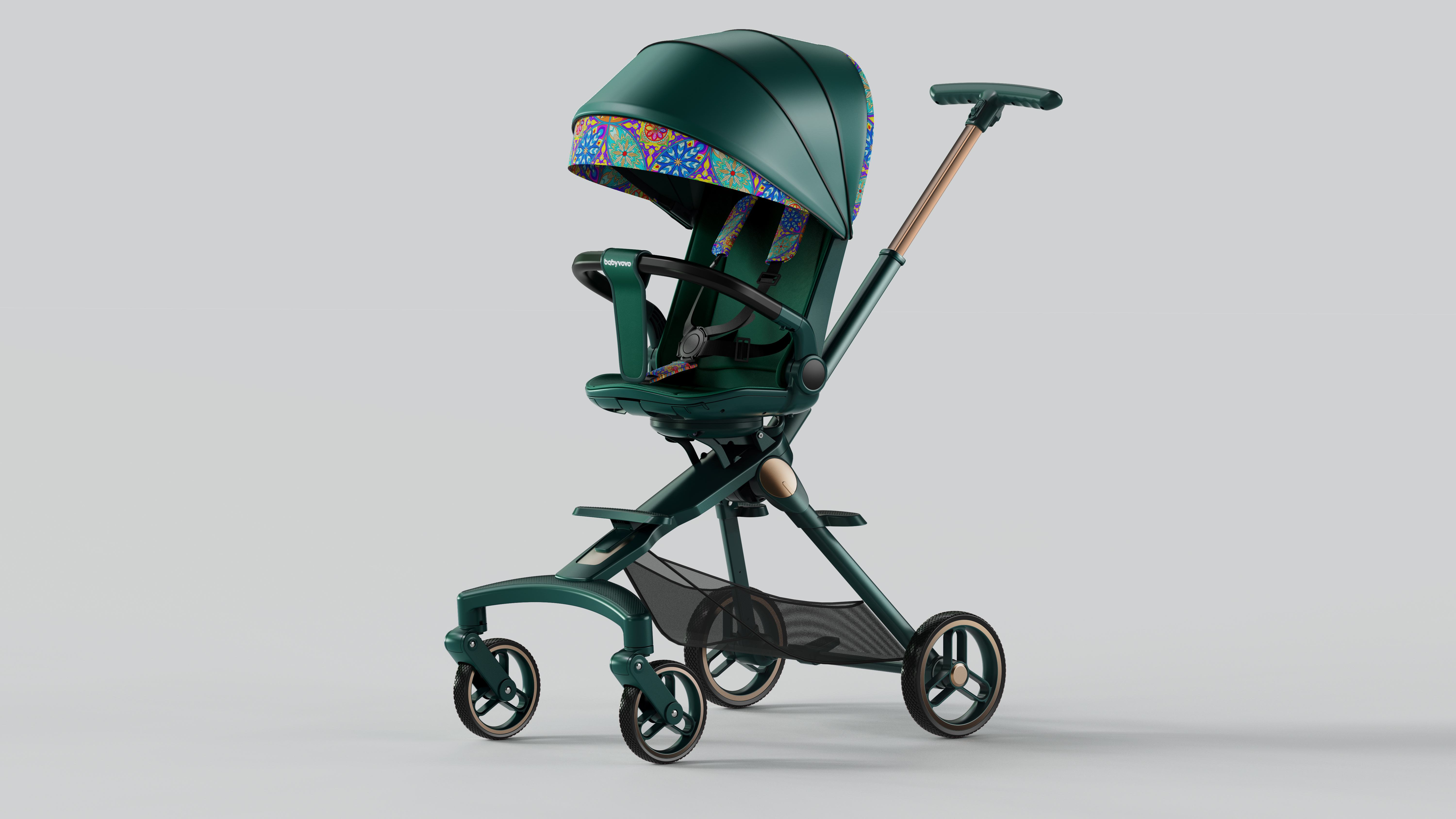 baby，Mother and baby，children，Landscape car，baby carriage，Light luxury，delicate，fashion，