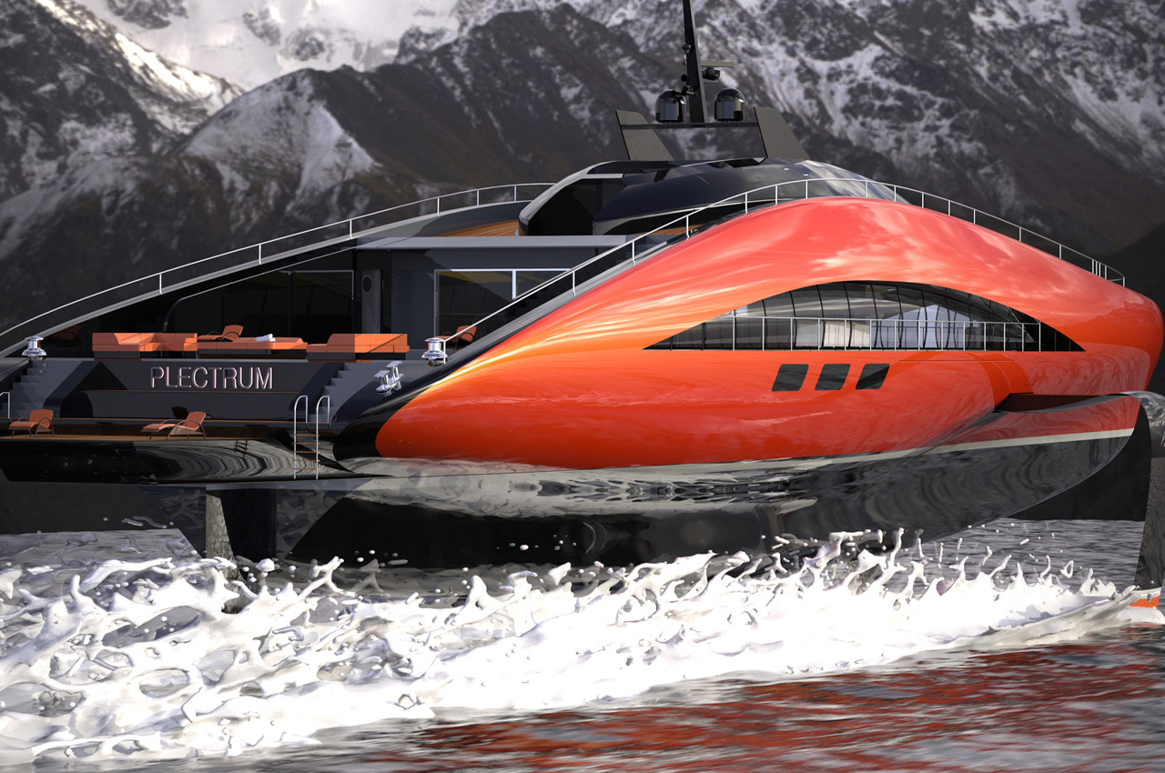 Plectrum，conceptual design，yacht，vehicle，