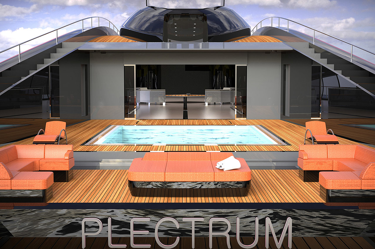 Plectrum，conceptual design，yacht，vehicle，