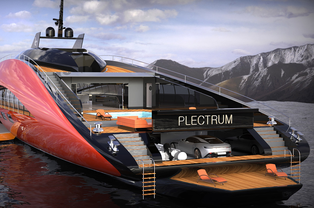 Plectrum，conceptual design，yacht，vehicle，