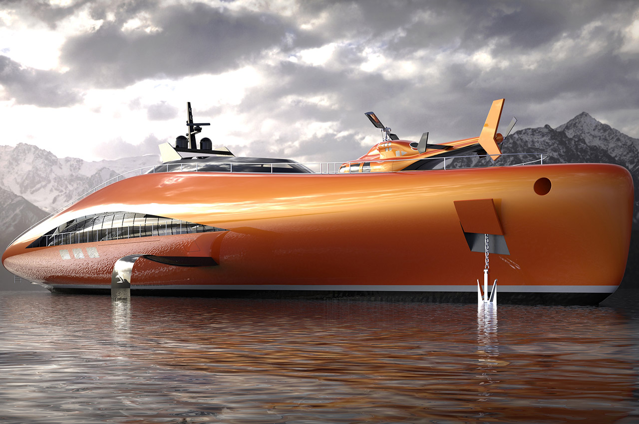 Plectrum，conceptual design，yacht，vehicle，