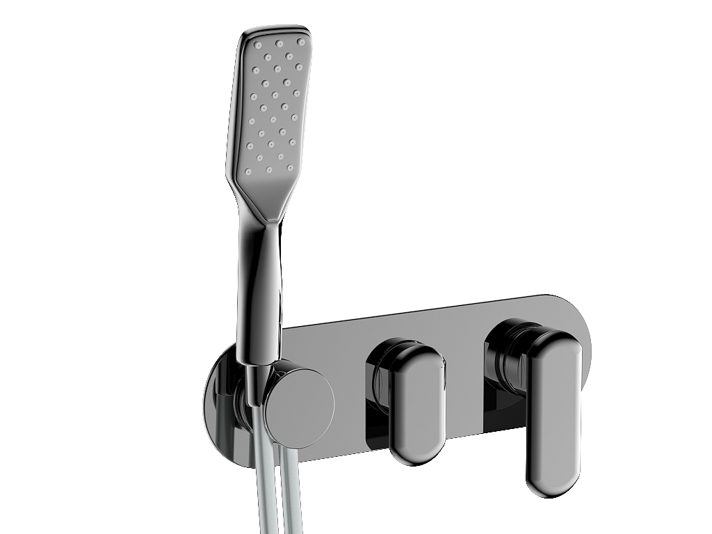 Rovira，water tap，silver，