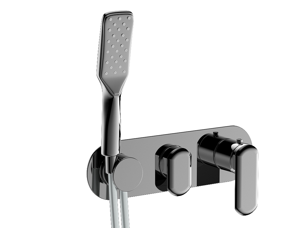 Rovira，water tap，silver，