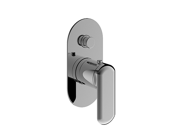 Rovira，water tap，silver，