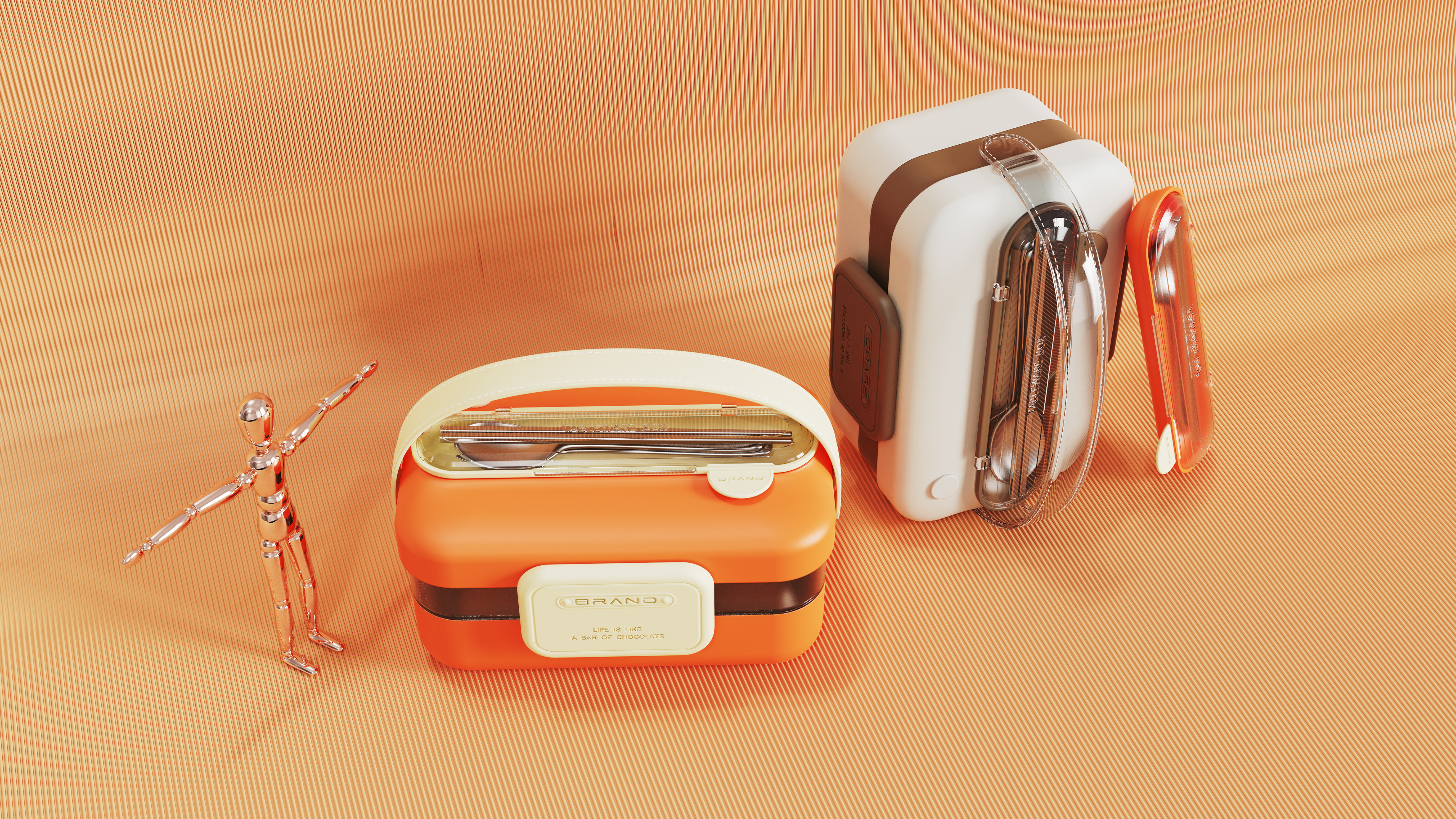 double-deck，heat preservation，Lunch box，convenient，