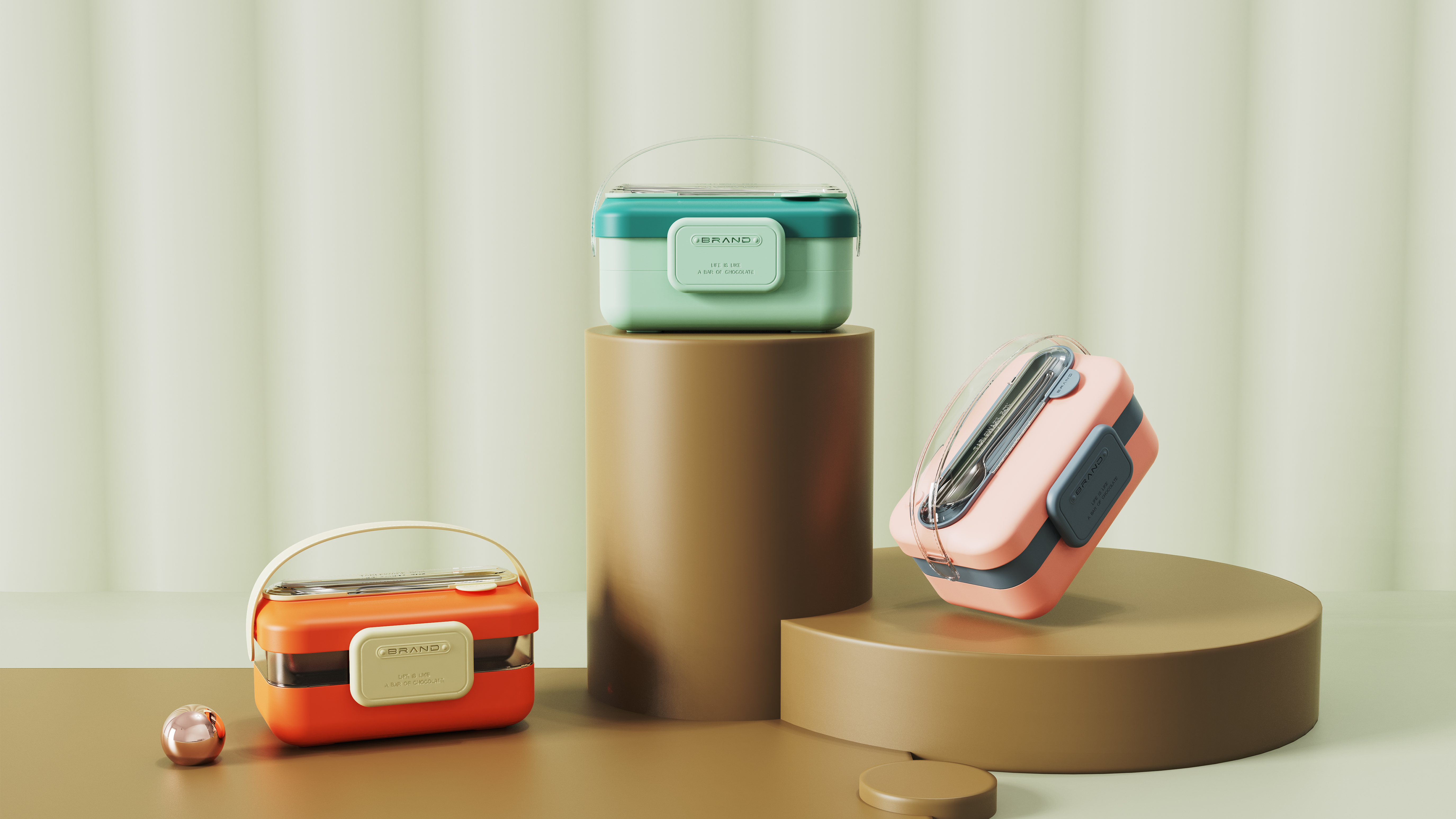 double-deck，heat preservation，Lunch box，convenient，