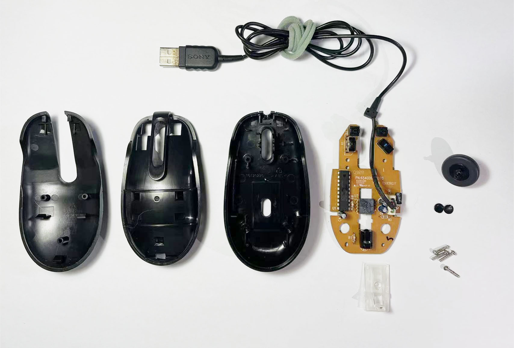 Product dismantling，mouse，