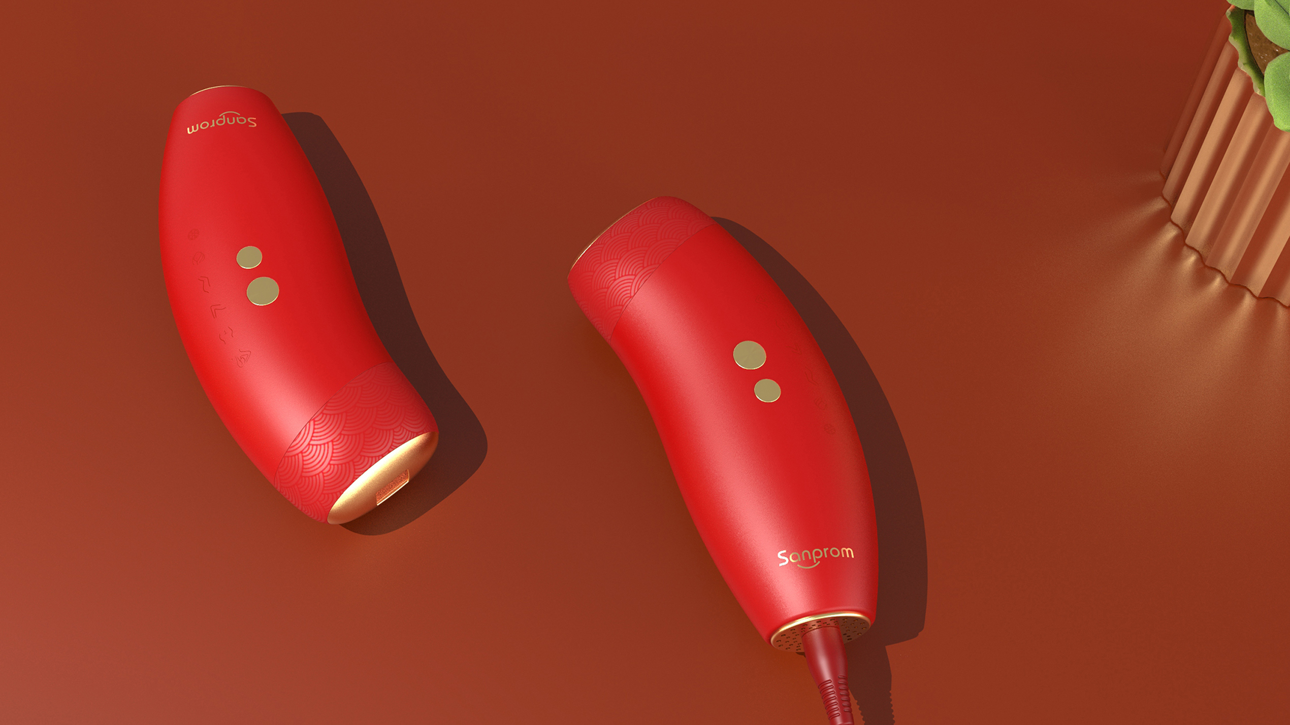 Depilatory instrument，Guofeng Element Design，