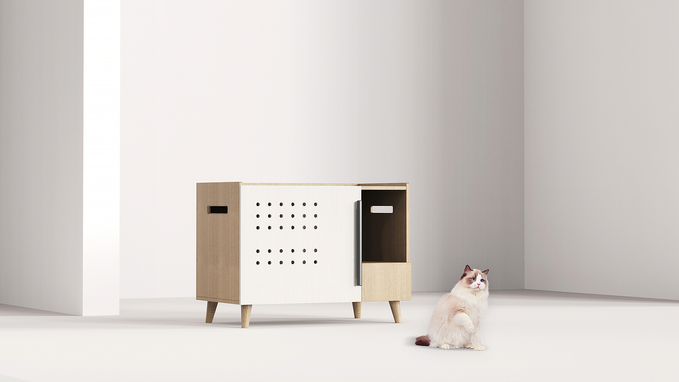 Litter Basin，Pet home，Appearance design，Structural design，