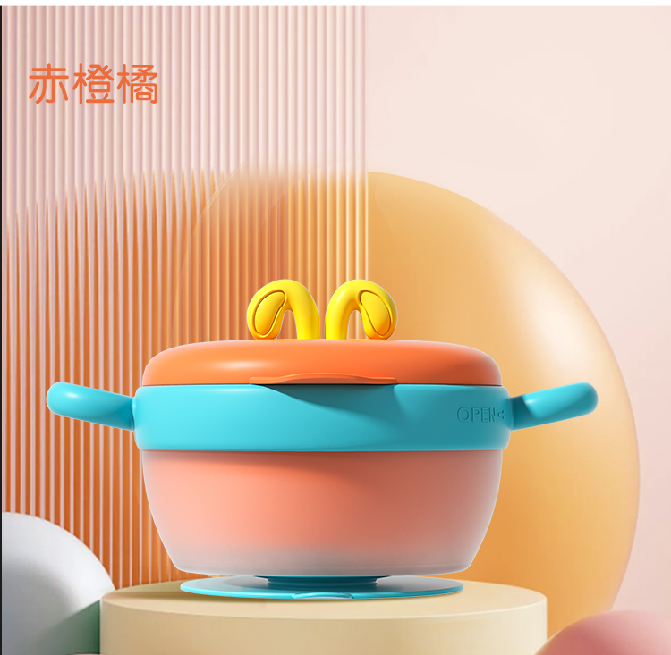 Children's temperature-sensitive supplementary food bowl，Baby products，Child mother and baby，