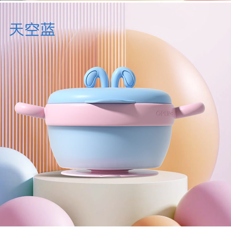 Children's temperature-sensitive supplementary food bowl，Baby products，Child mother and baby，