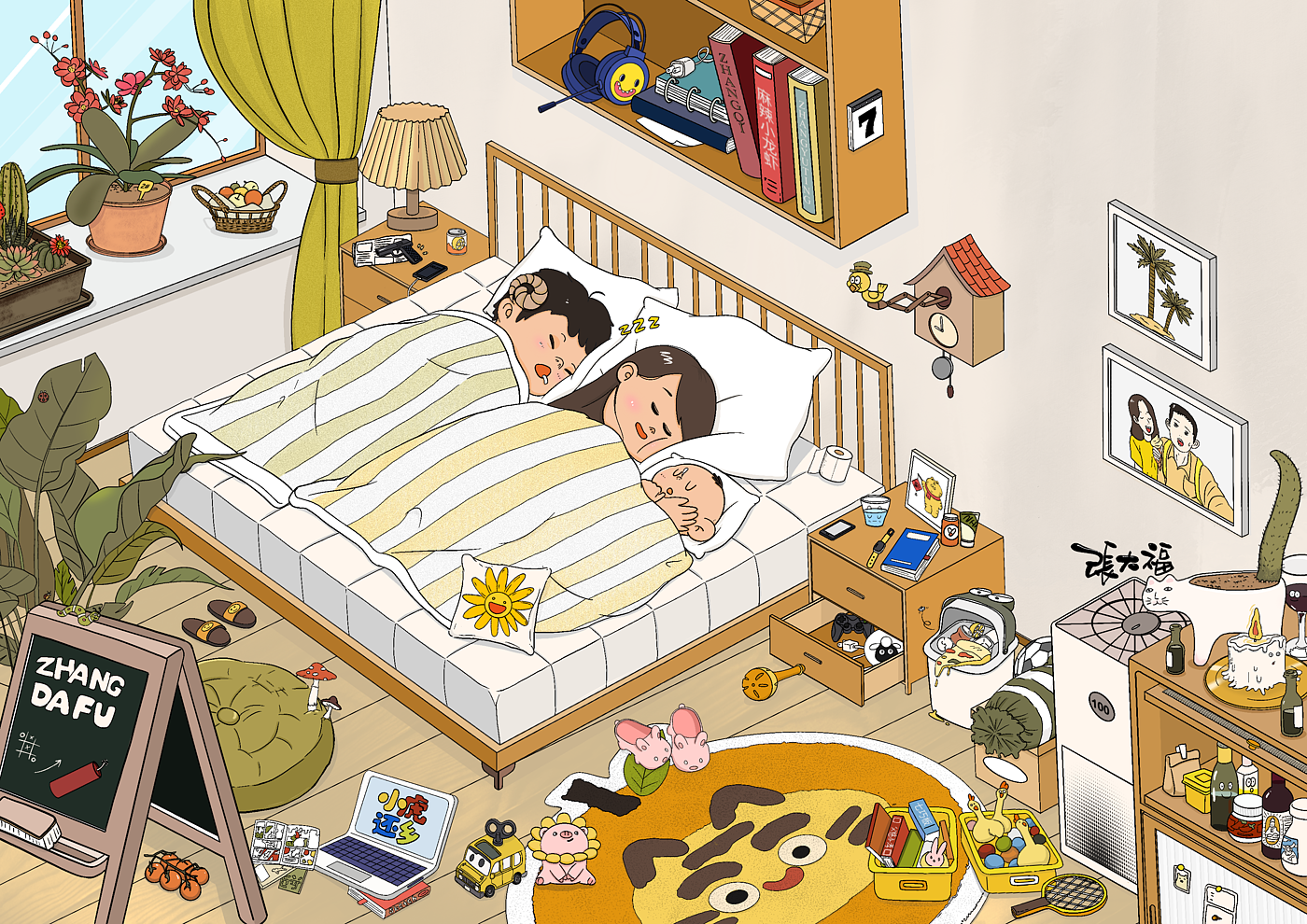 bedroom，