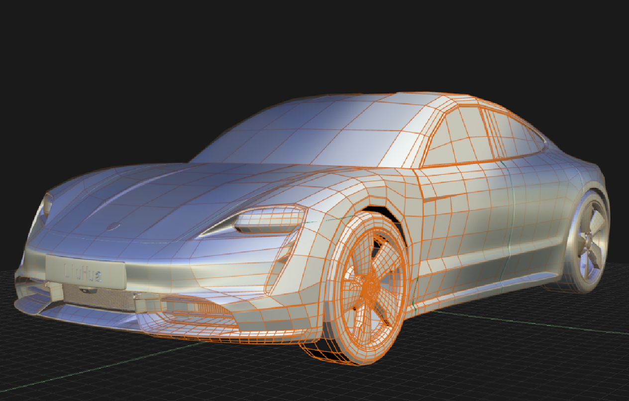 Alias，Subdivision，Subdivision surface modeling，Porsche TACAN，subset，Polygon，