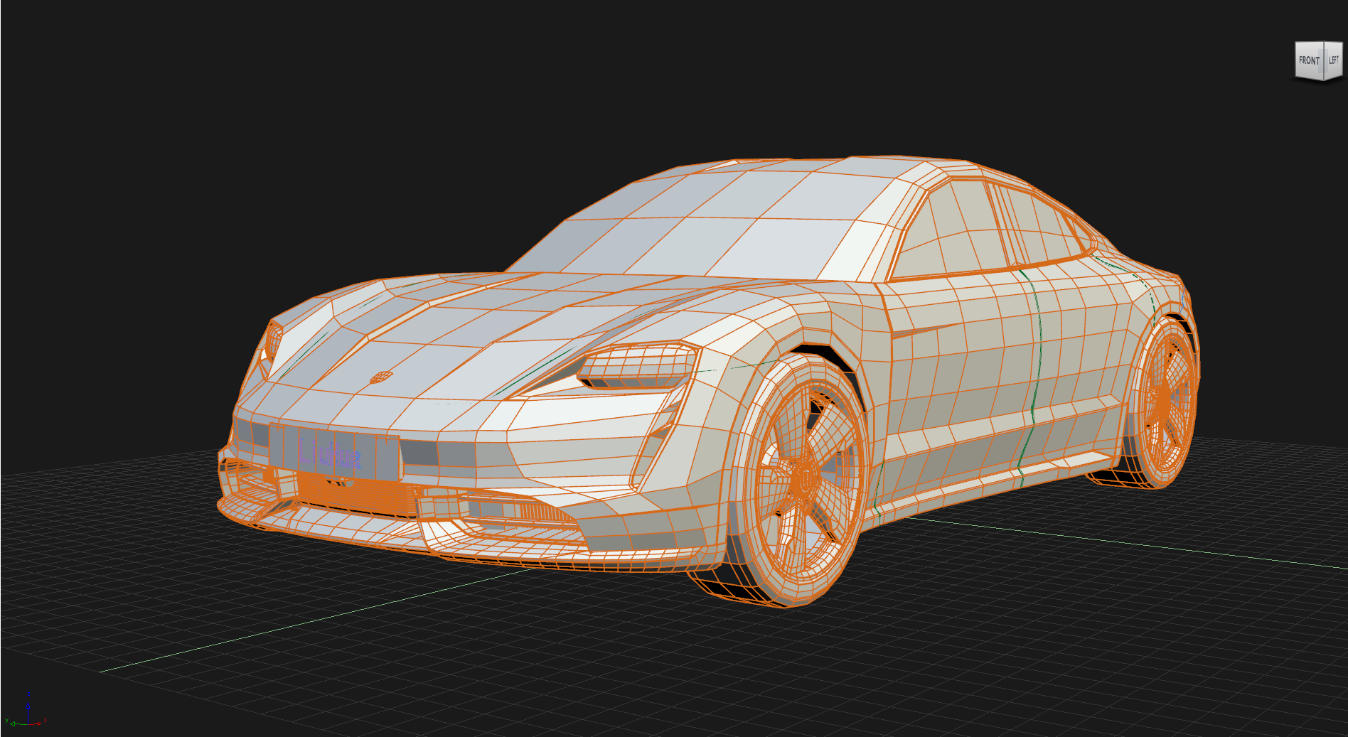 Alias，Subdivision，Subdivision surface modeling，Porsche TACAN，subset，Polygon，