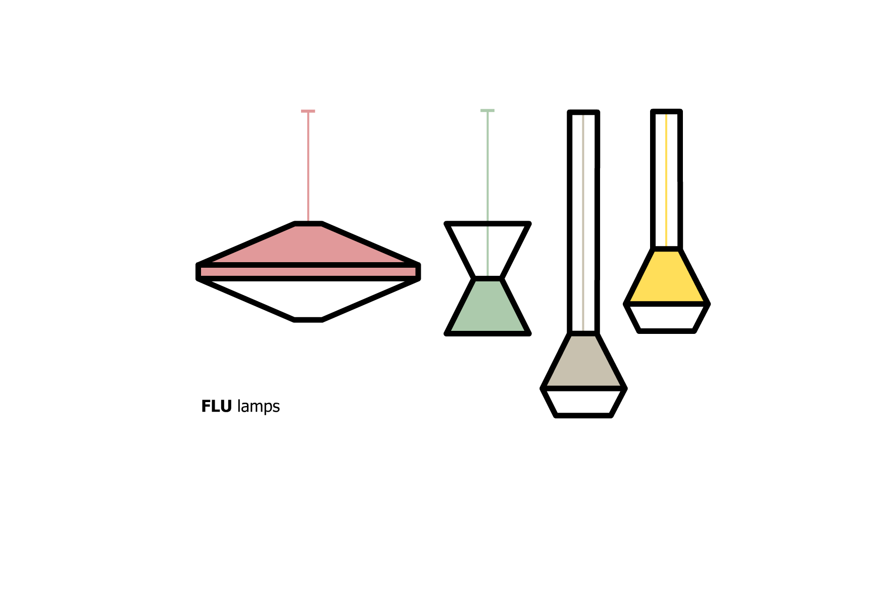 product design，woodiness，felt，FLU lamp，lamps and lanterns，