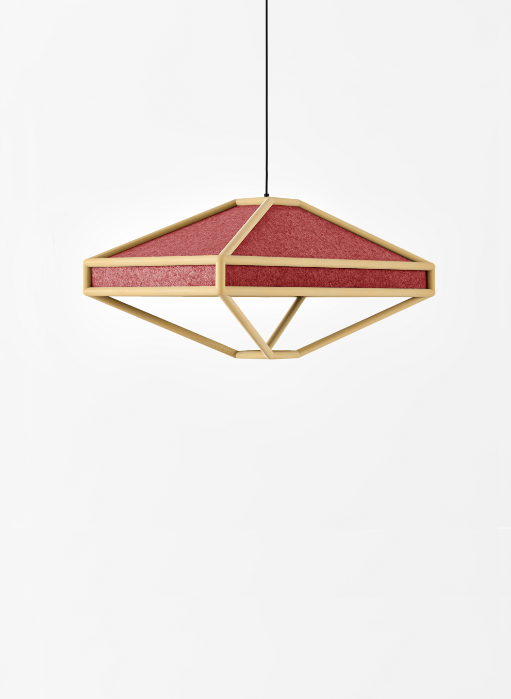 product design，woodiness，felt，FLU lamp，lamps and lanterns，