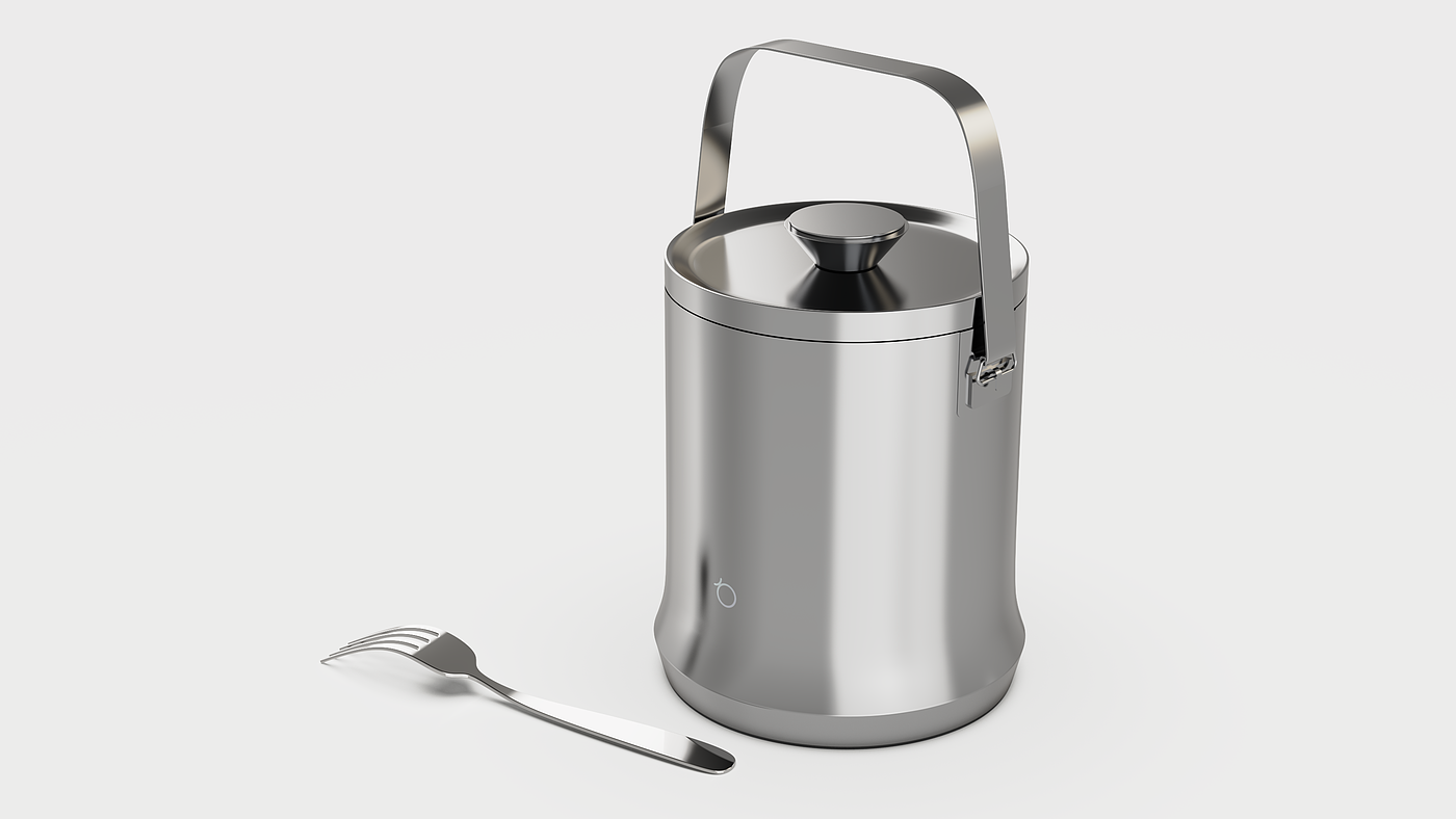 #keyshot，# Tableware Design，# Portable insulation barrel，# Product Appearance Design，#Rhino，