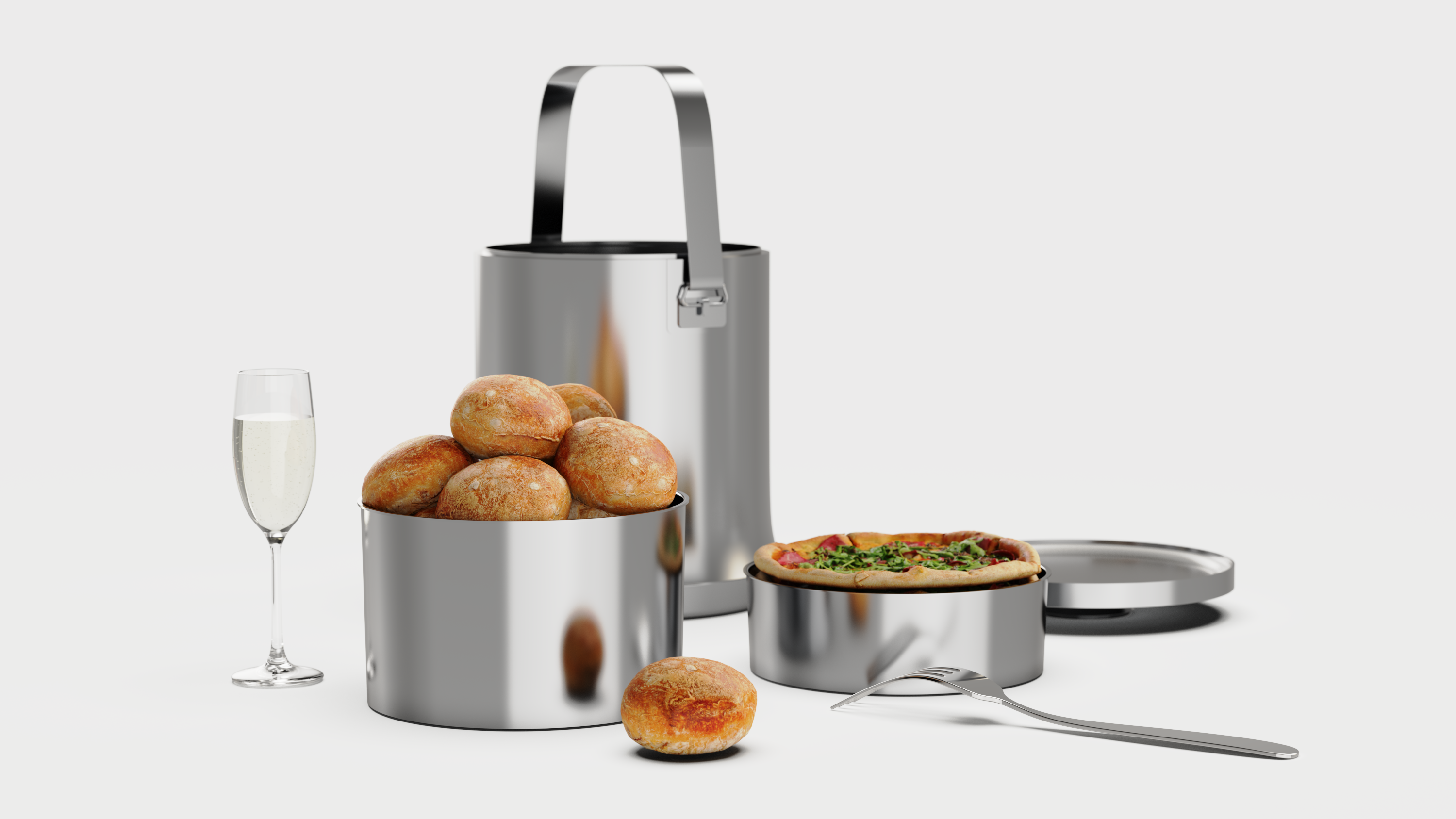 #keyshot，# Tableware Design，# Portable insulation barrel，# Product Appearance Design，#Rhino，