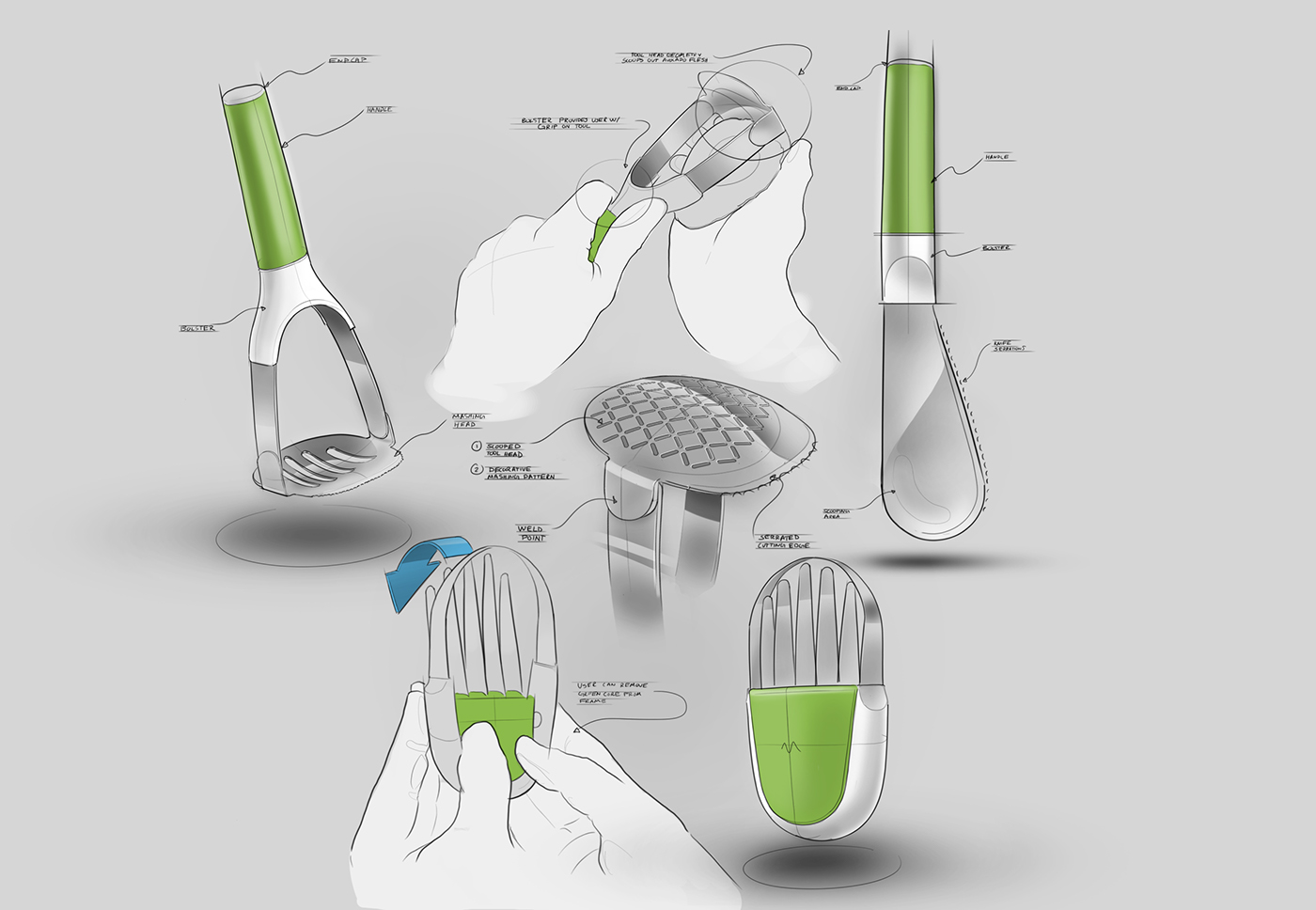 Modeling hand drawing，Marker hand drawn，Graffiti book，Industrial hand drawing，