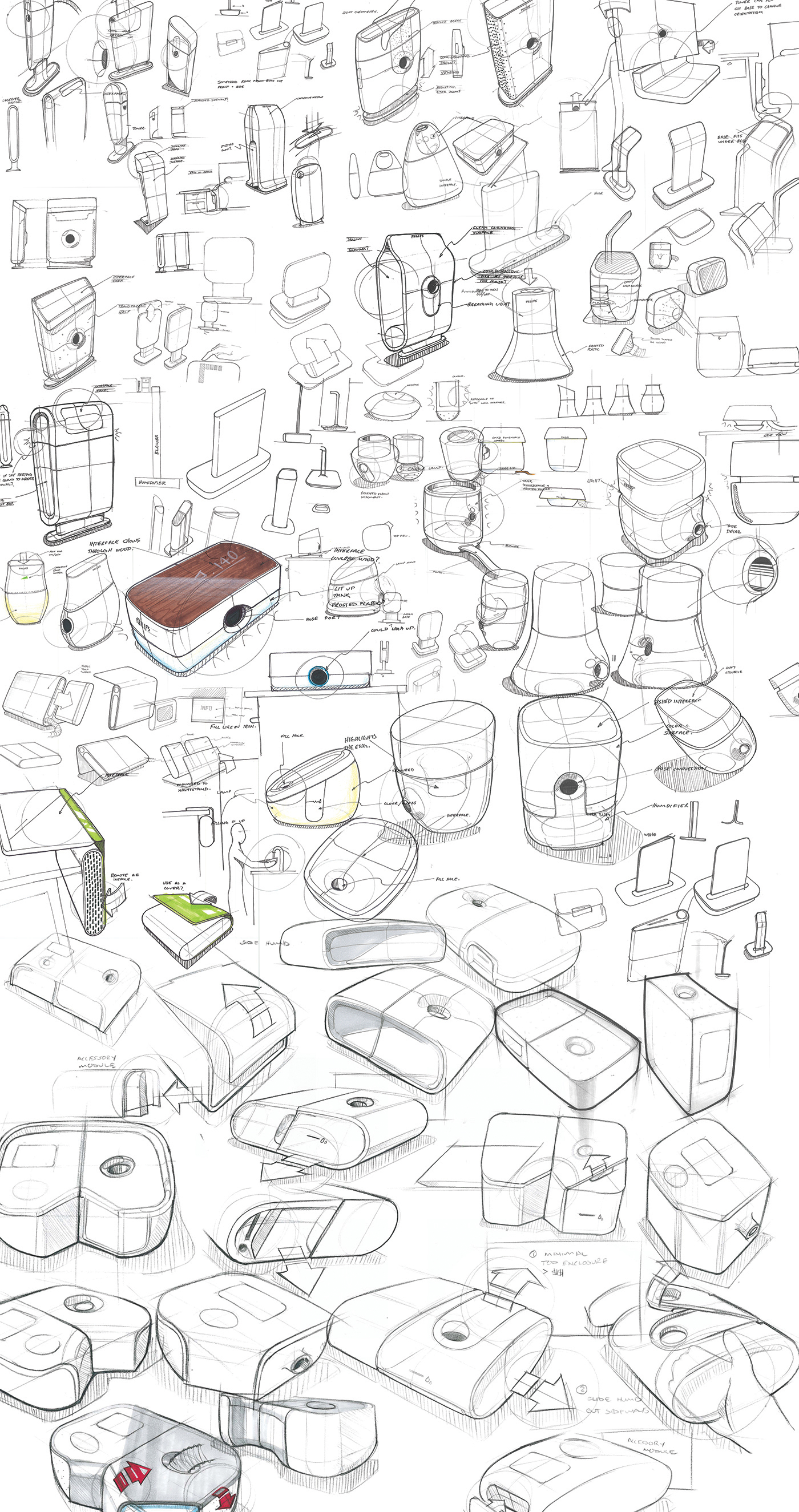 Modeling hand drawing，Marker hand drawn，Graffiti book，Industrial hand drawing，