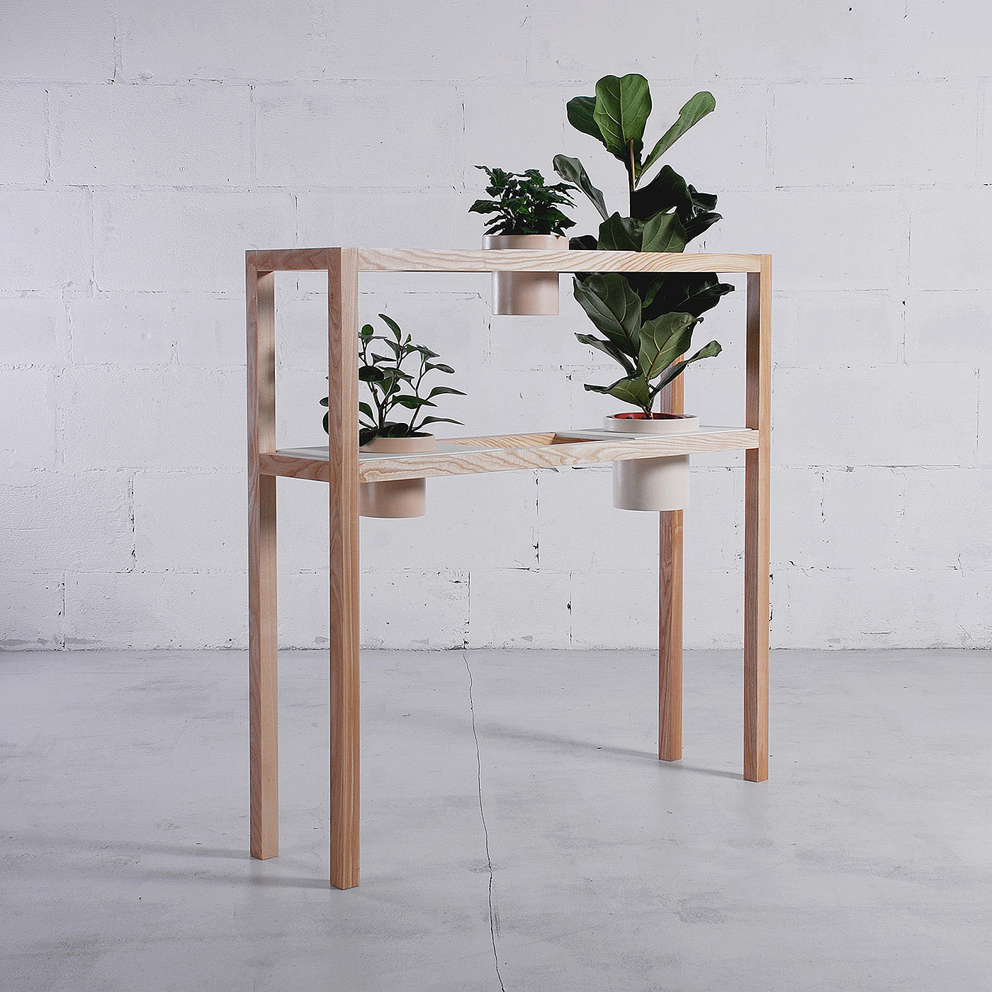 woodiness，Bracket，Sky garden，Flowerpot，