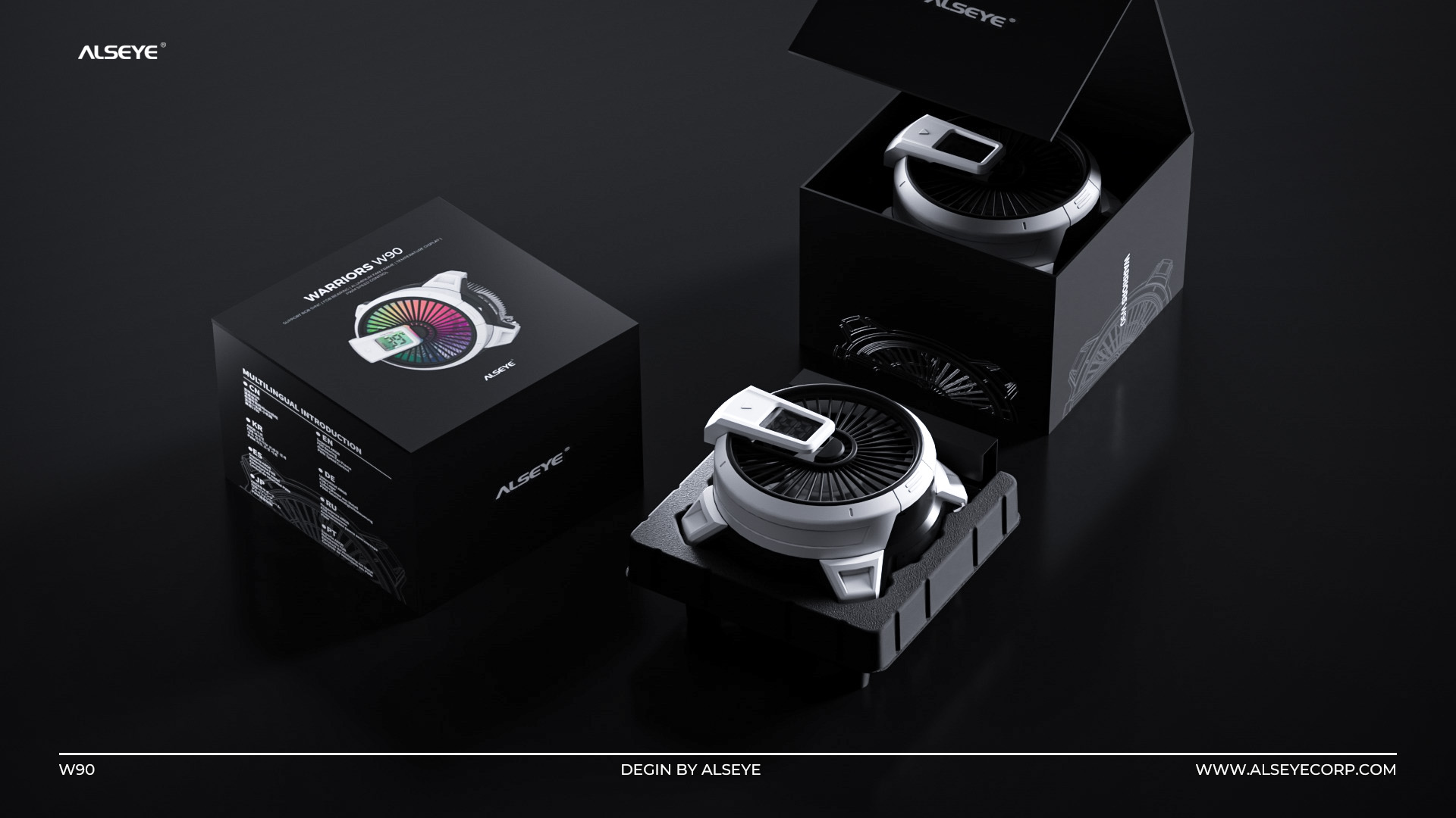 Temperature display, transparent screen, future technology, computer radiator，