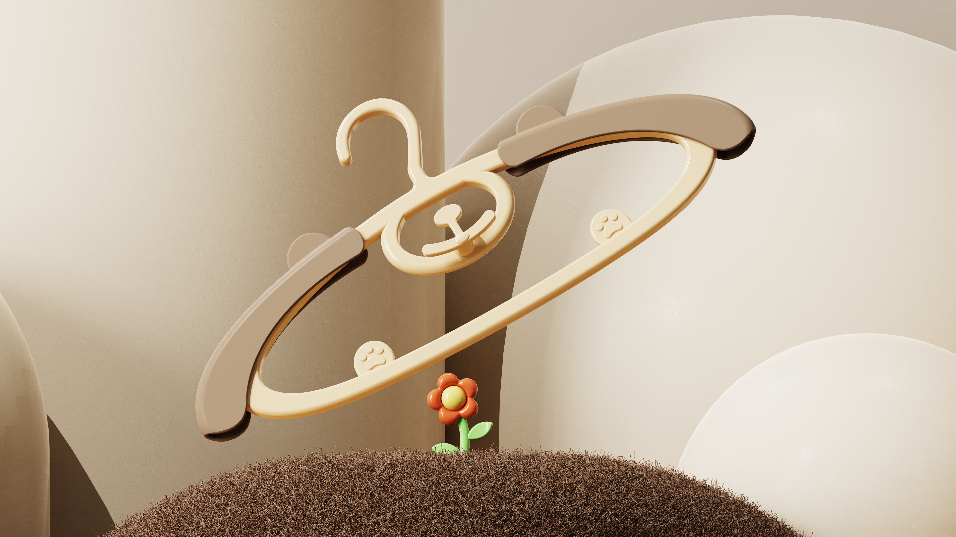 Home design，Design of Children's Hanger，Hanger design，product design，Modeling design，Creative design，Storage design，Children's products，