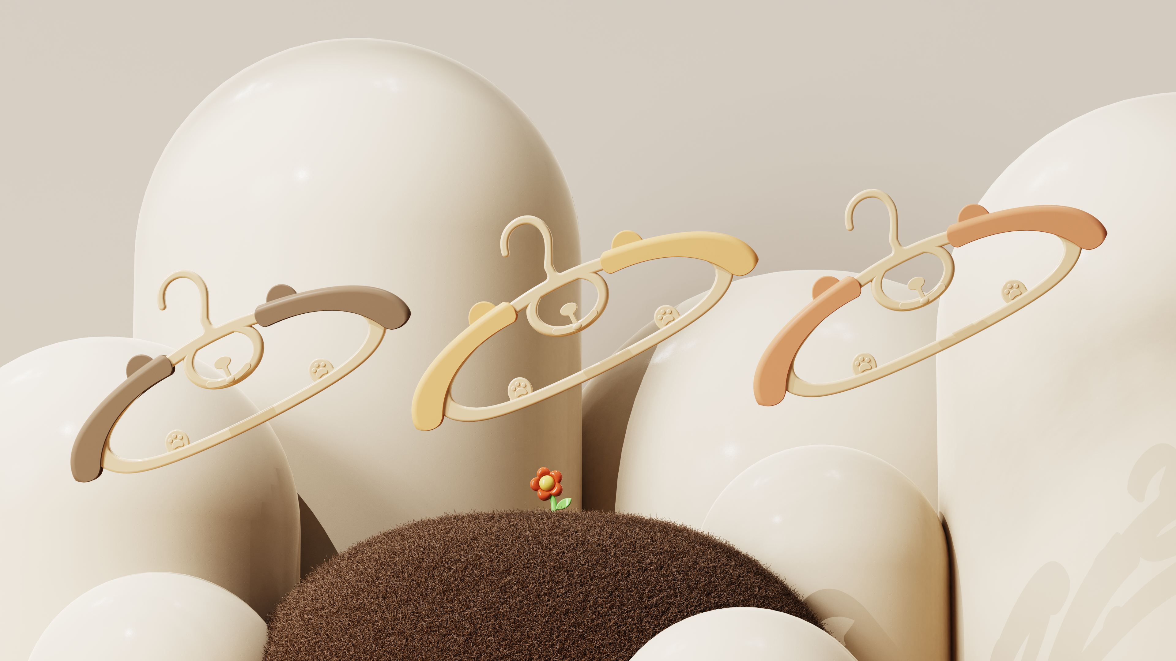 Home design，Design of Children's Hanger，Hanger design，product design，Modeling design，Creative design，Storage design，Children's products，