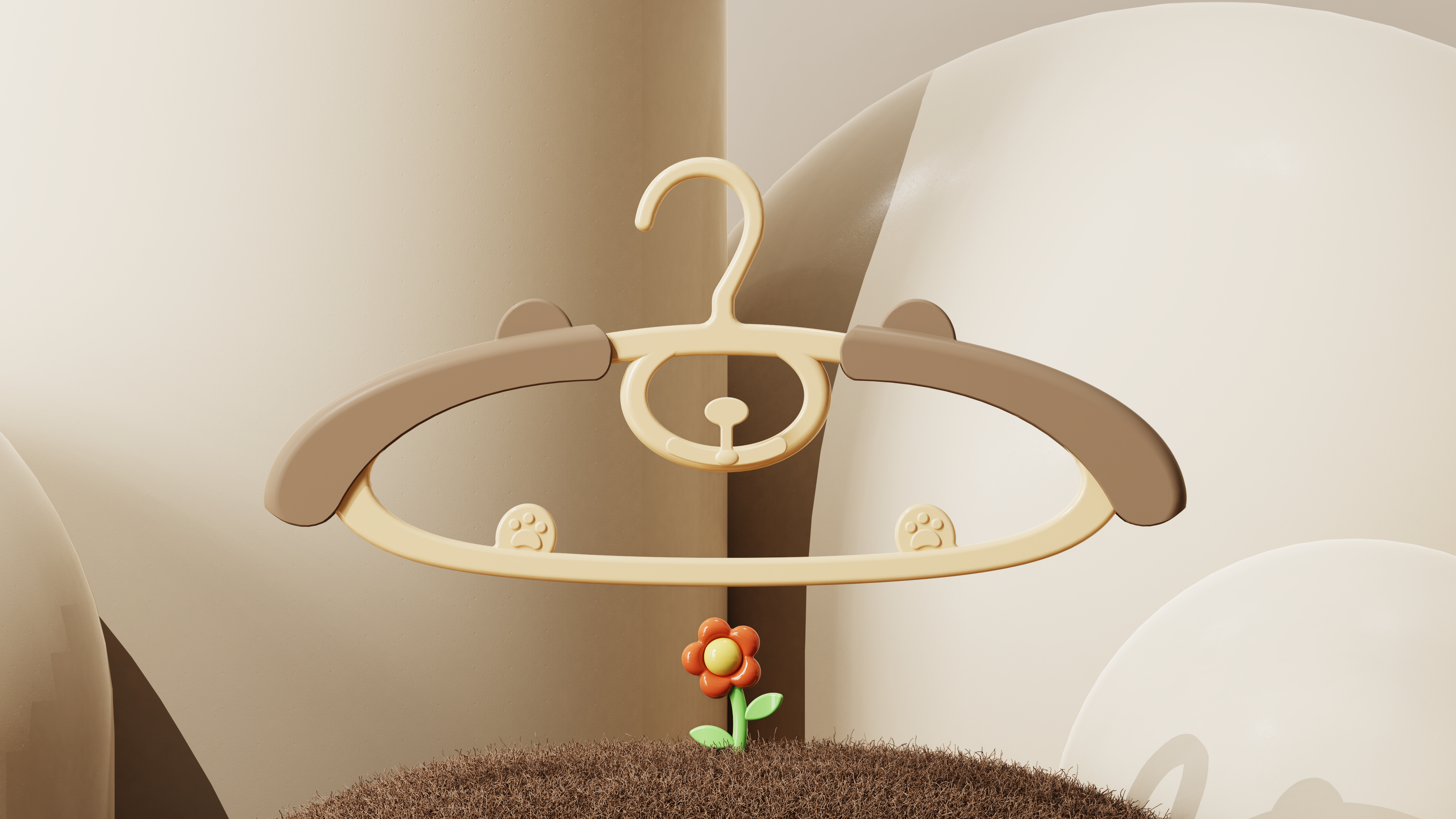 Home design，Design of Children's Hanger，Hanger design，product design，Modeling design，Creative design，Storage design，Children's products，