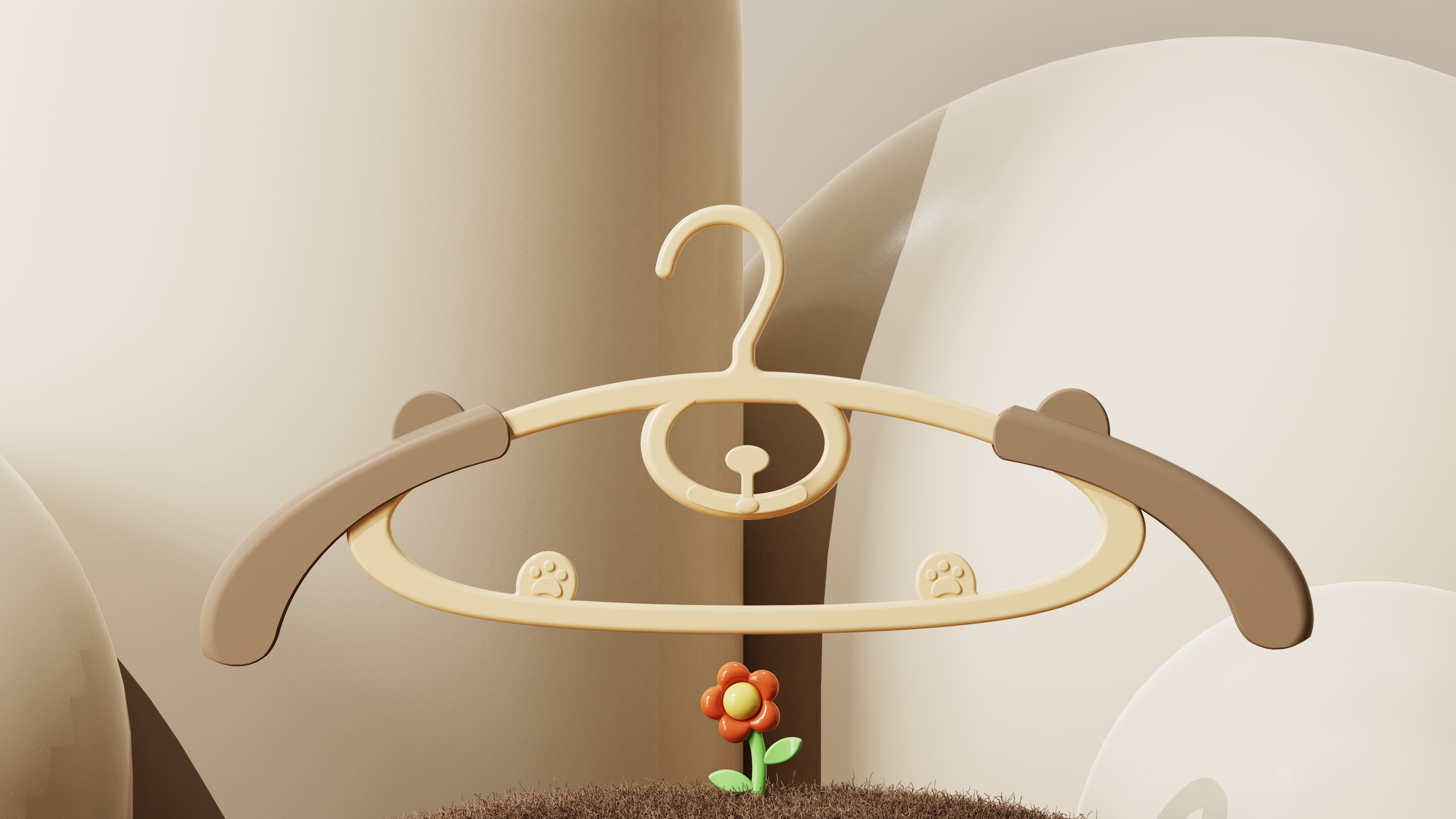 Home design，Design of Children's Hanger，Hanger design，product design，Modeling design，Creative design，Storage design，Children's products，