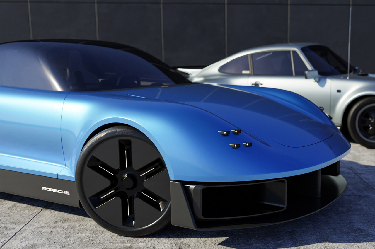 vehicle，automobile，Porsche 911，conceptual design，