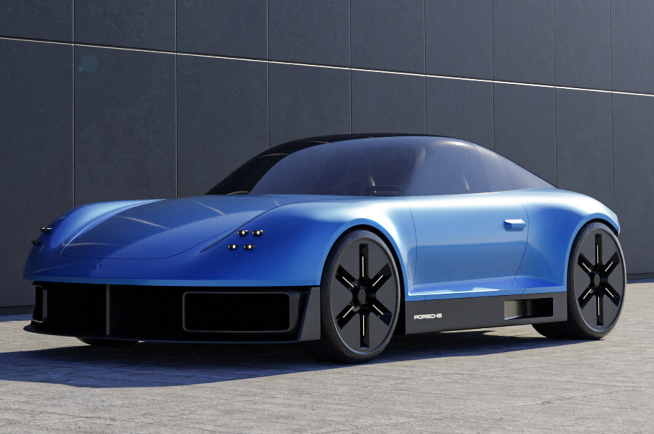 vehicle，automobile，Porsche 911，conceptual design，