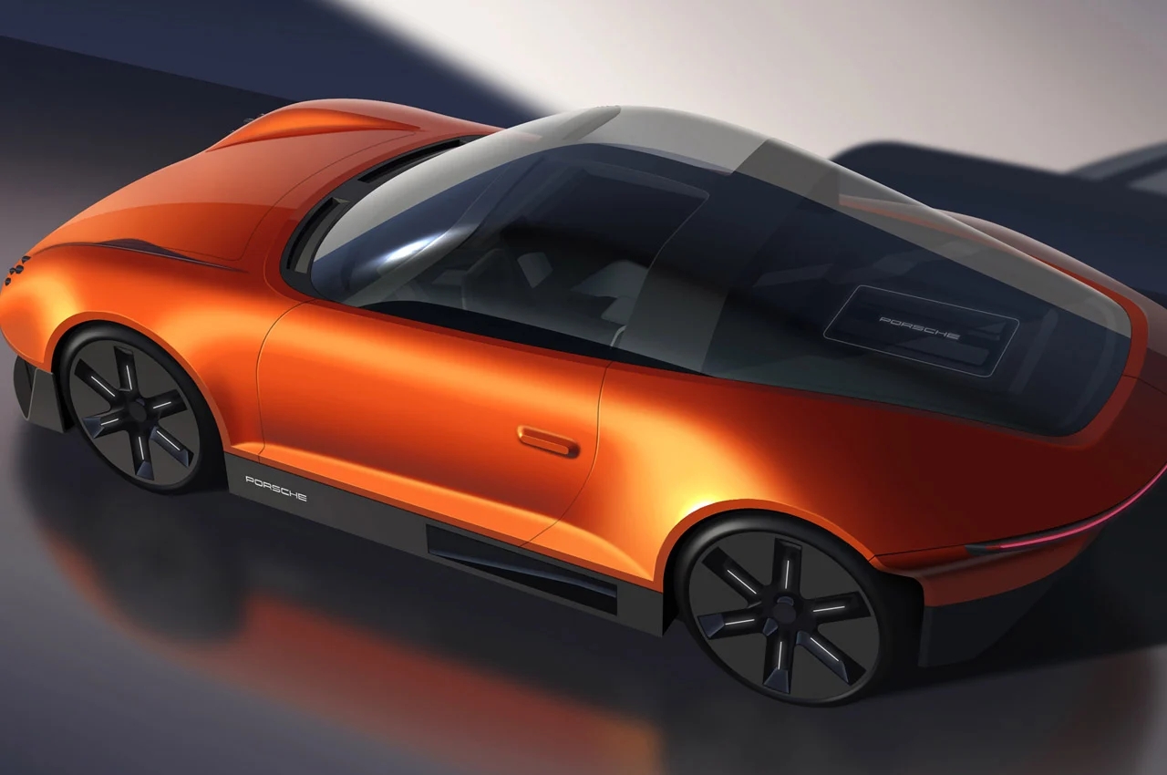 vehicle，automobile，Porsche 911，conceptual design，