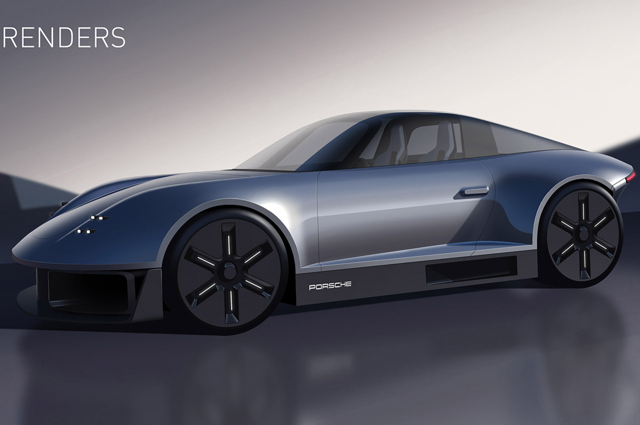 vehicle，automobile，Porsche 911，conceptual design，