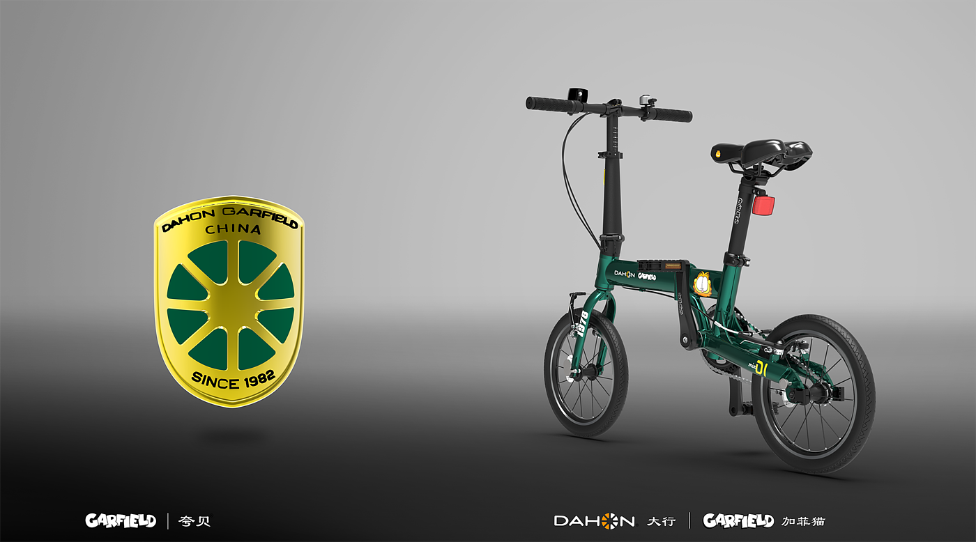Folding bicycle，Dahang DAHON，Garfield GARFIELD，Cross-age，outdoors，Parent-child tour，