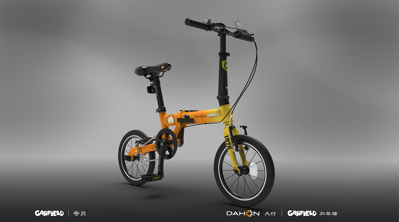 Folding bicycle，Dahang DAHON，Garfield GARFIELD，Cross-age，outdoors，Parent-child tour，