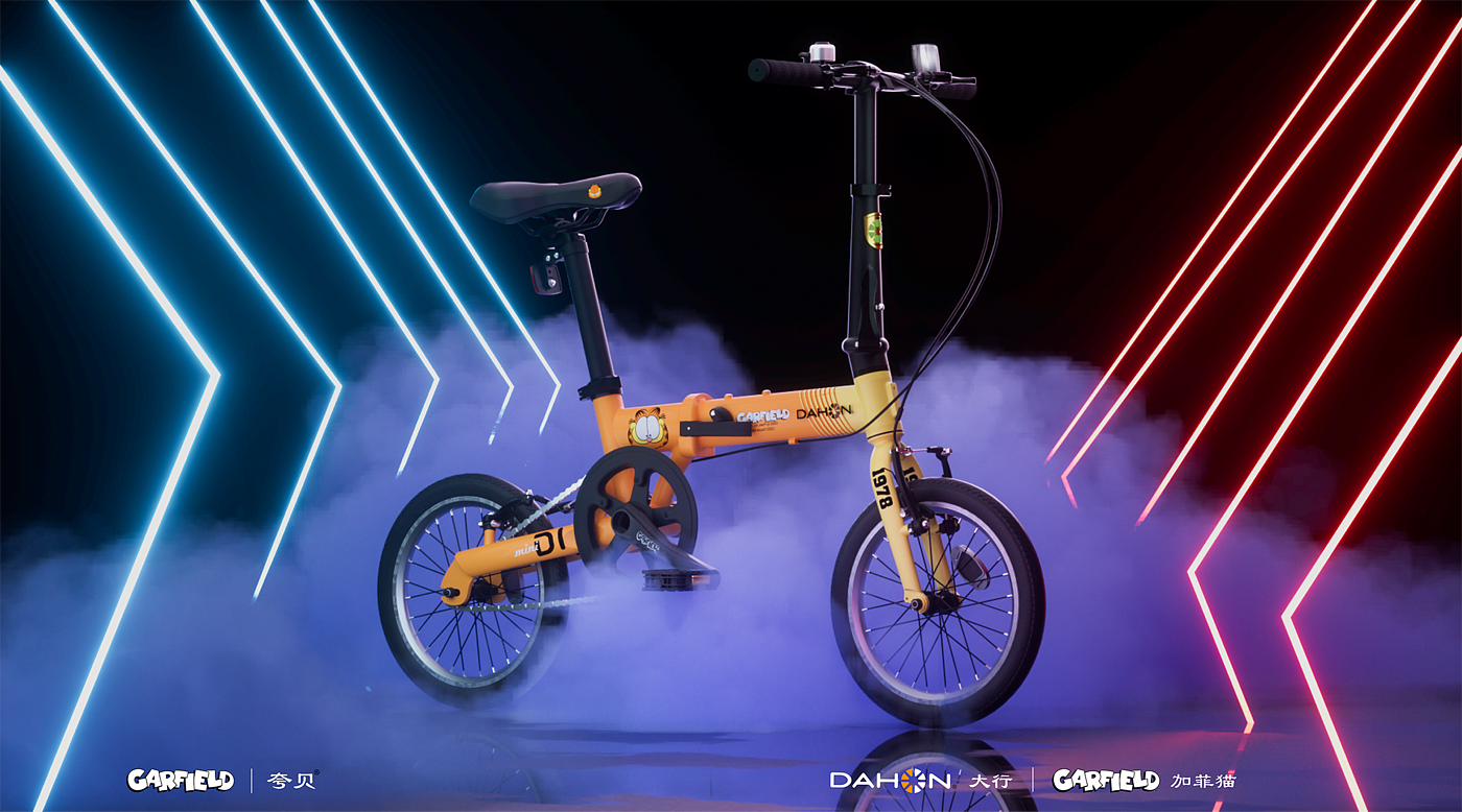 Folding bicycle，Dahang DAHON，Garfield GARFIELD，Cross-age，outdoors，Parent-child tour，