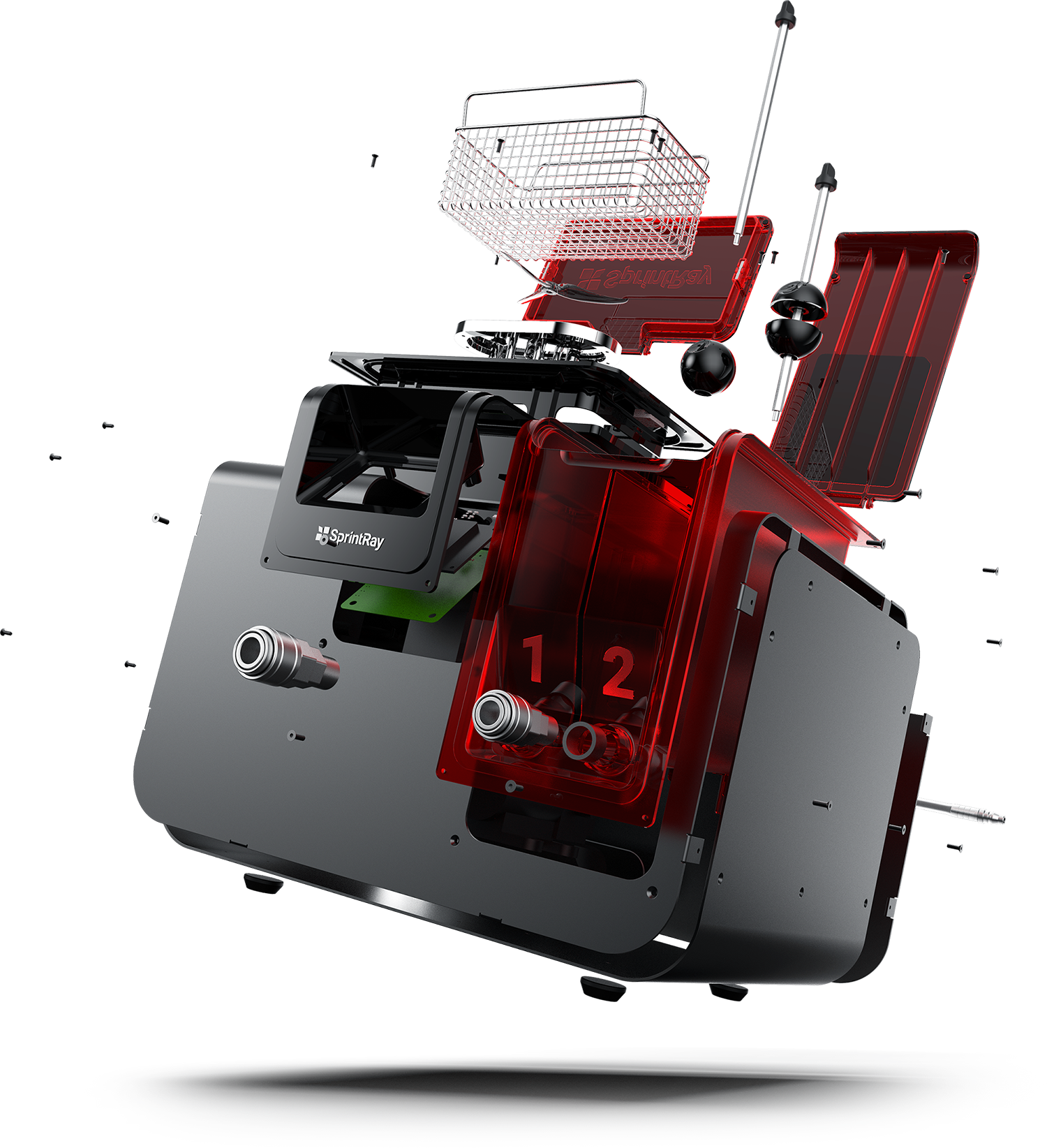 3D printing，Light curing cleaning machine，